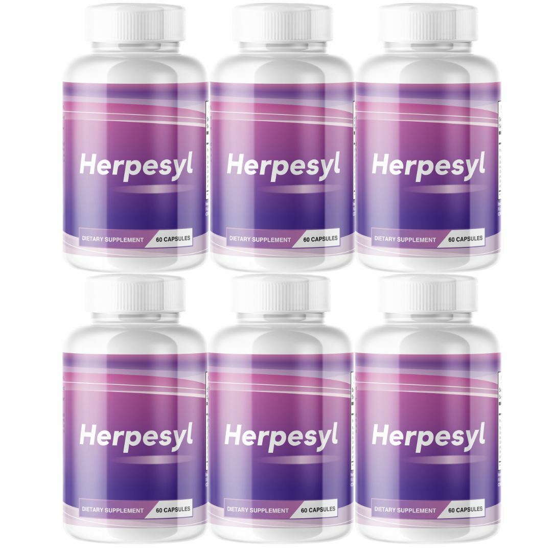 Herpesyl Stop The Spread Heal From The Outside In - 6 Bottles 360 Capsules