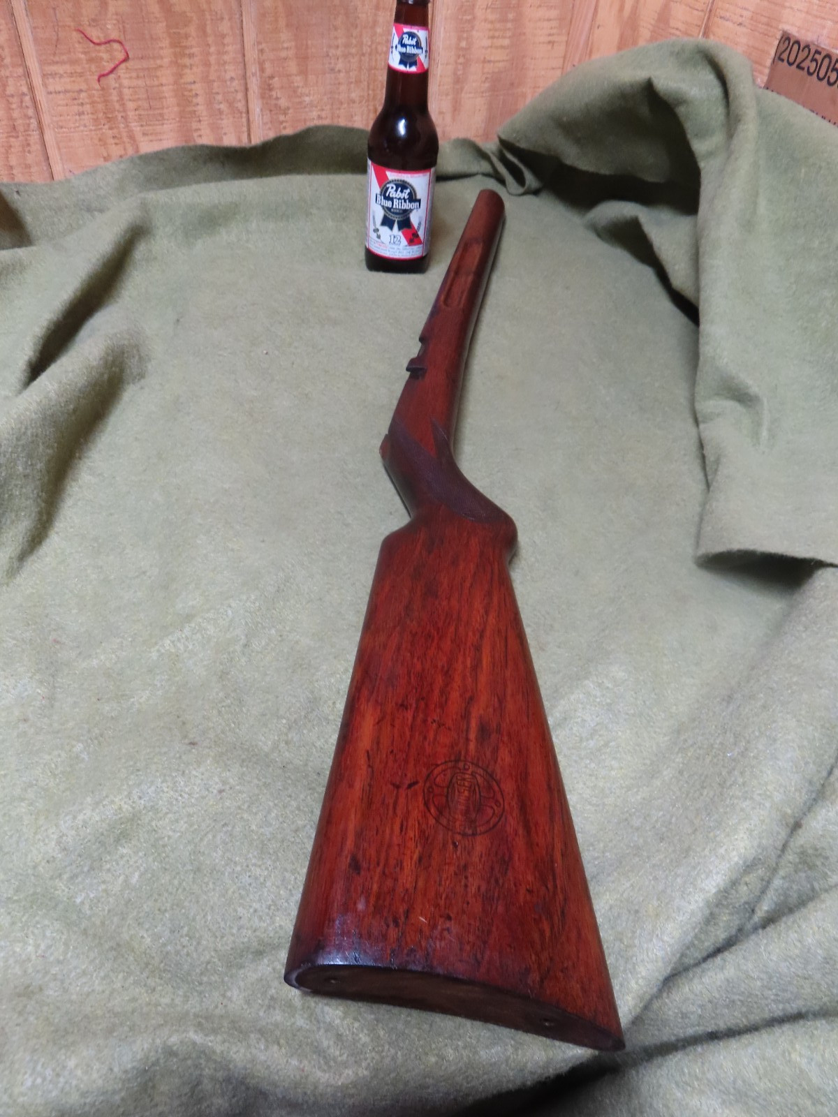 Scarce Mauser-AG Mod ES340N Trainer,.22 Rifle Stock,Finger Groove,~GD+🤠M8.30.26