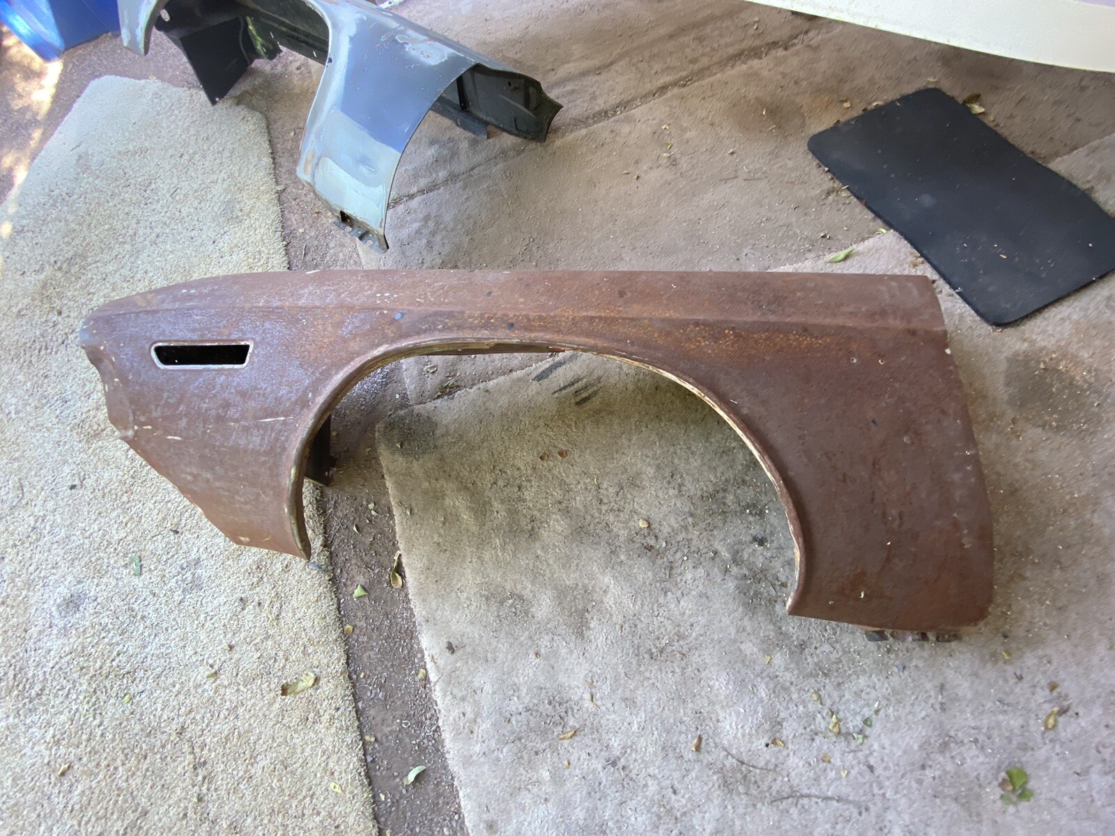 Used 1970 Dodge Challenger E-Body Driver\'s Side Fende Used 1970 Dodge Challenger E-Body Driver\'s Side Fende