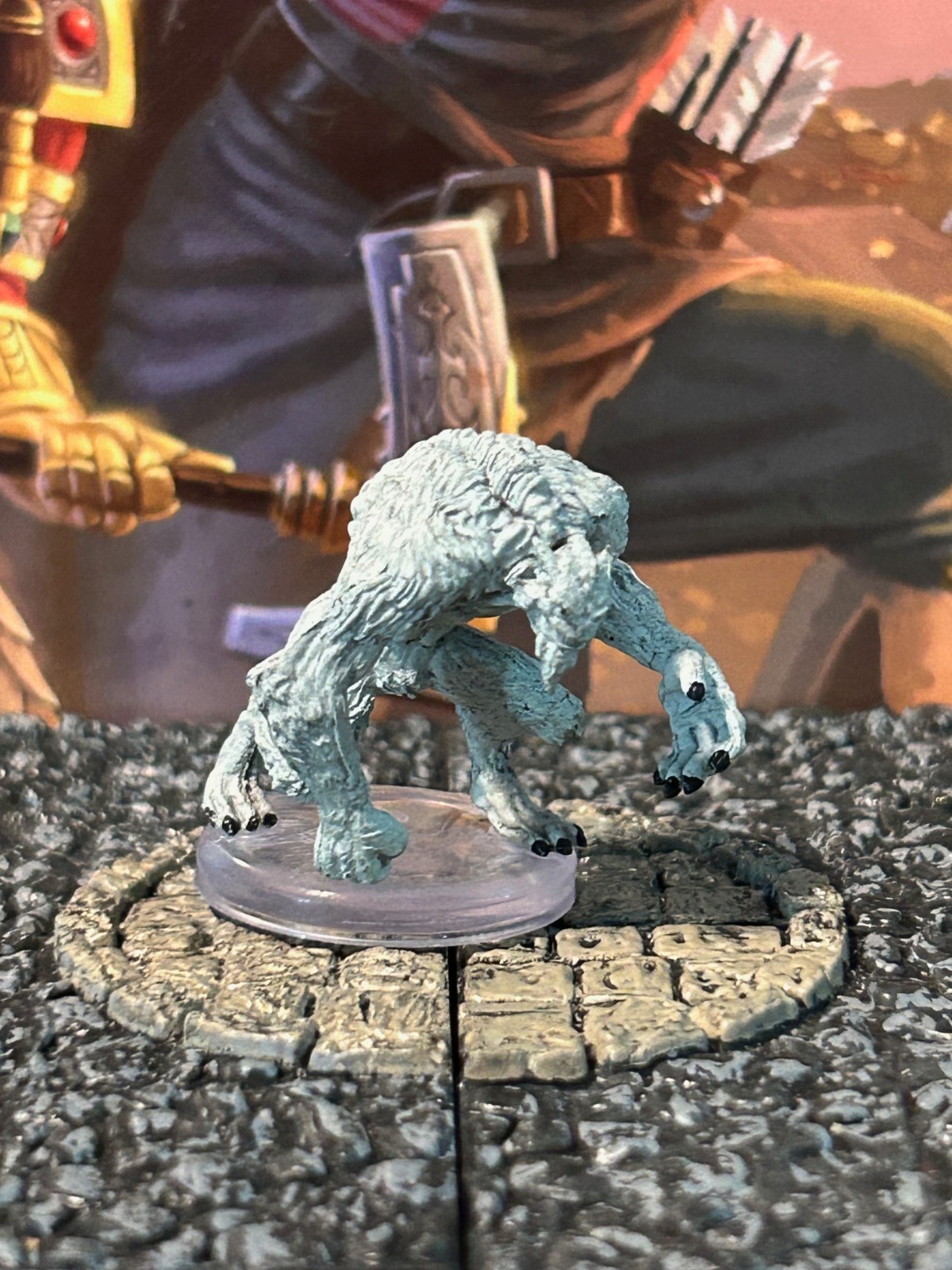 Quaggoth D&D Miniature Dungeons Dragons Underdark Expeditions 10 cat yeti slave