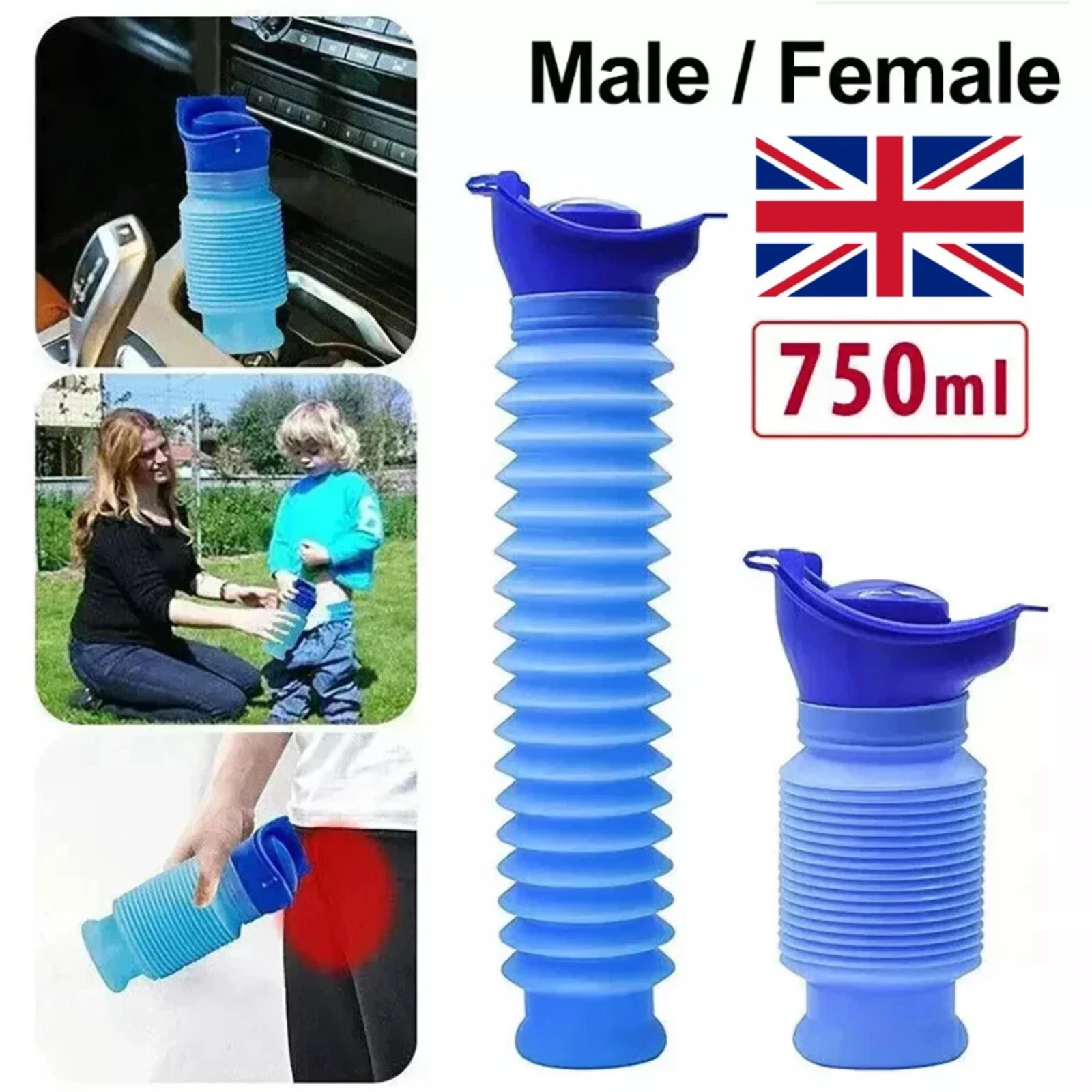 Portable Urinal Bottle for Men & Women, Travel Camping Car Toilet Emergency UK Portable Urinal Bottle for Men & Women, Travel Camping Car Toilet Emergency UK