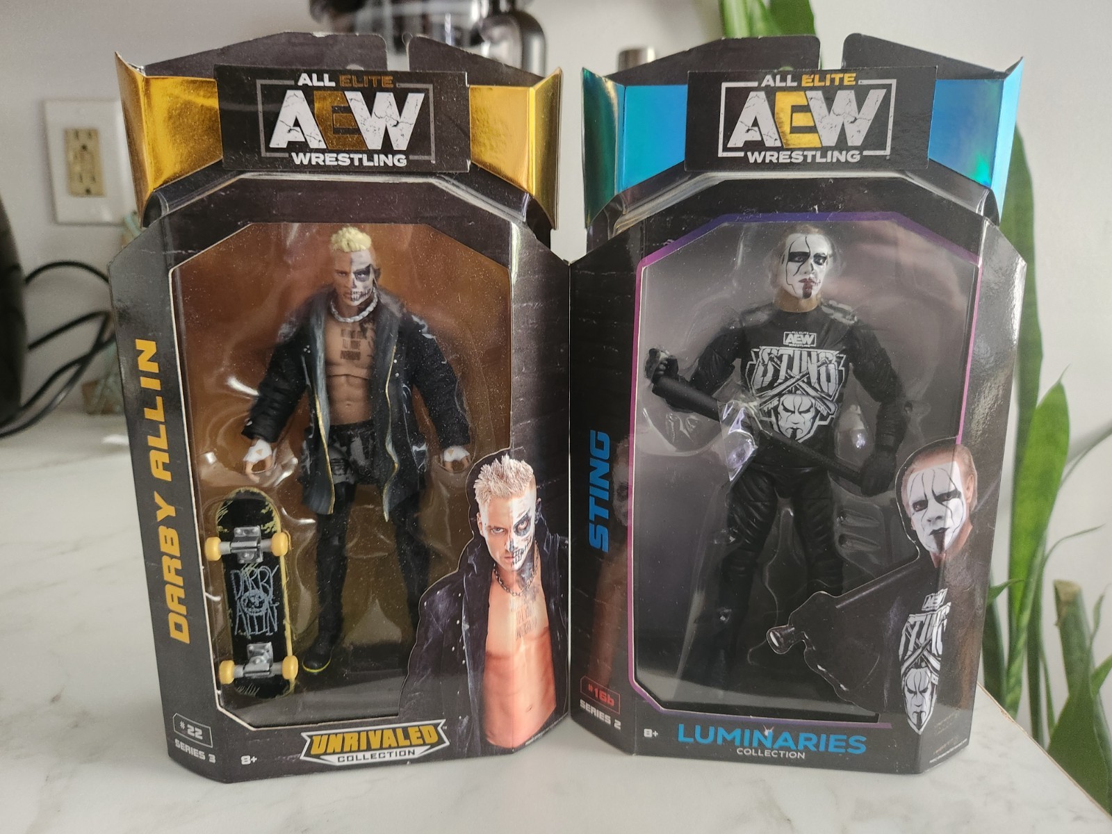 AEW Jazwares Sting (Luminaries) & Darby Allen (Unrivaled)