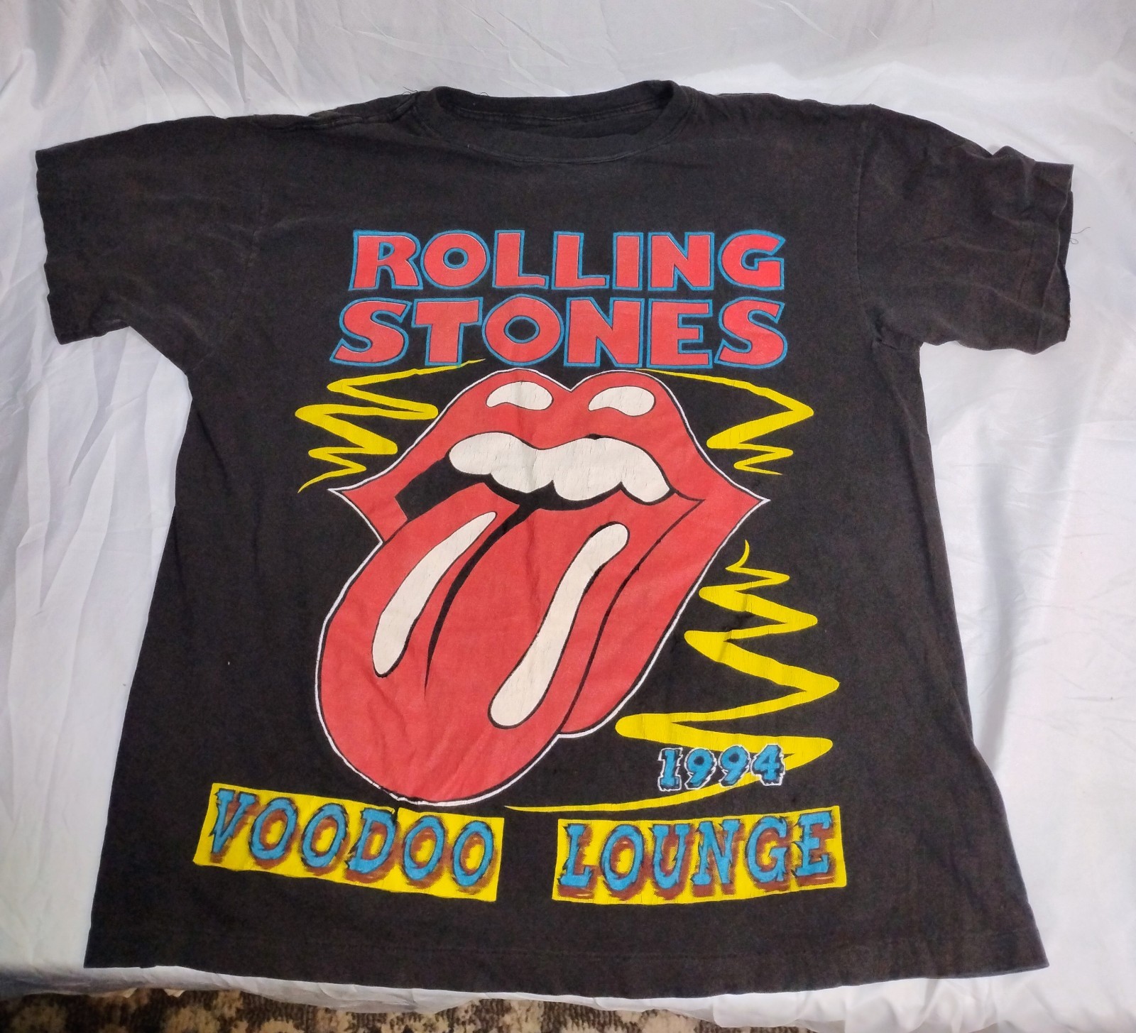 Rare Vintage Rolling Stones 1994 Voodoo Lounge  Tee Shirt Large