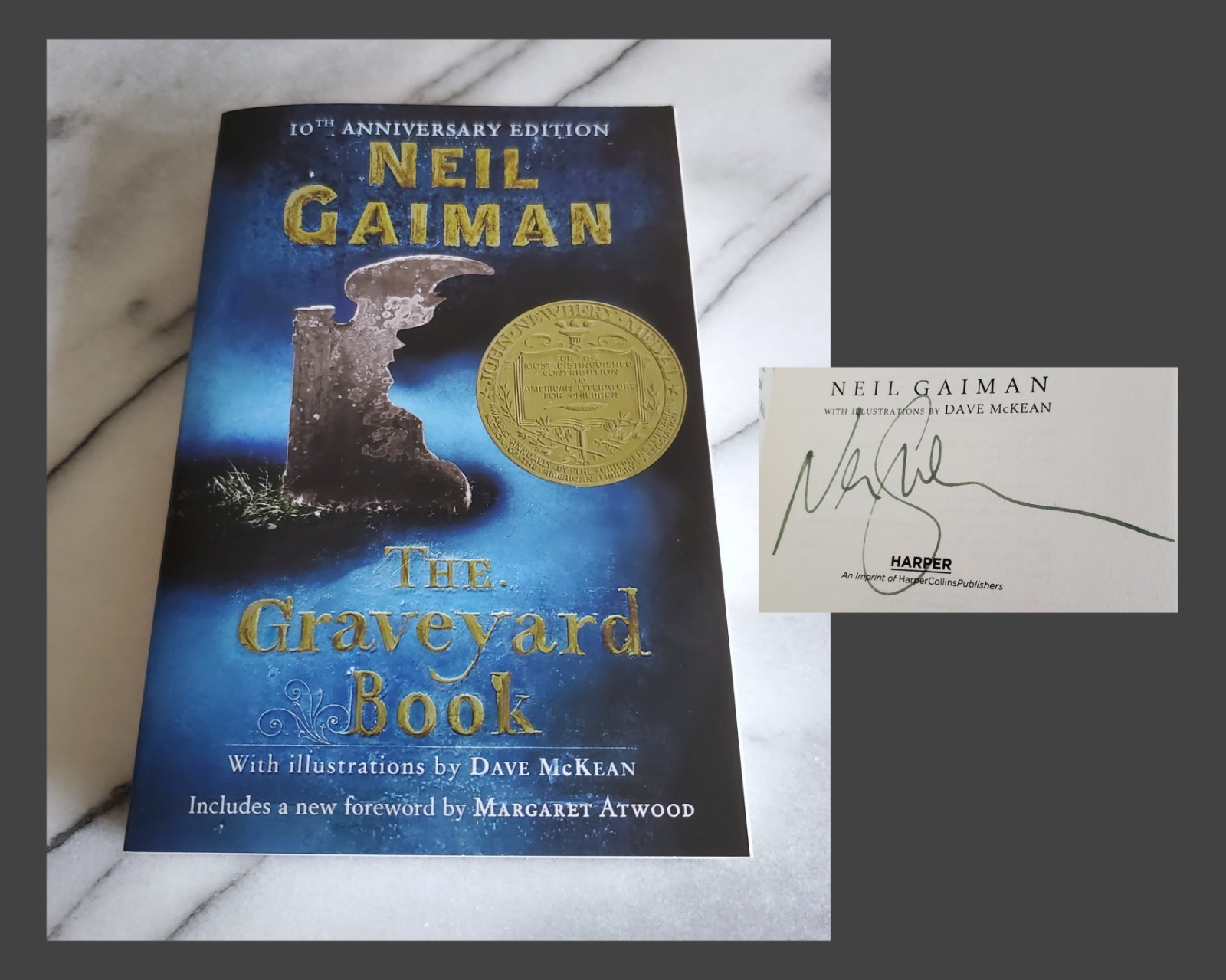 *Signed* THE GRAVEYARD BOOK Neil Gaiman (\