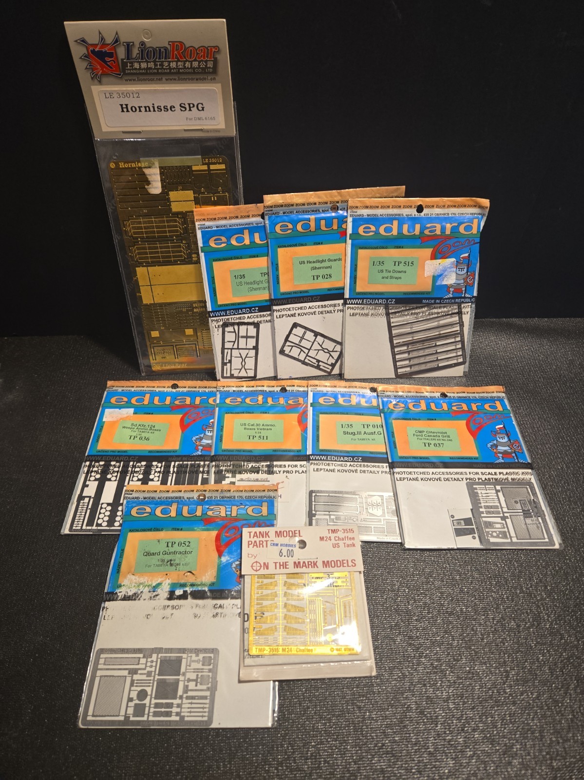 10 Photoetch Upgrade Sets 1/35 For Various Tank Model Kits See Details ARL