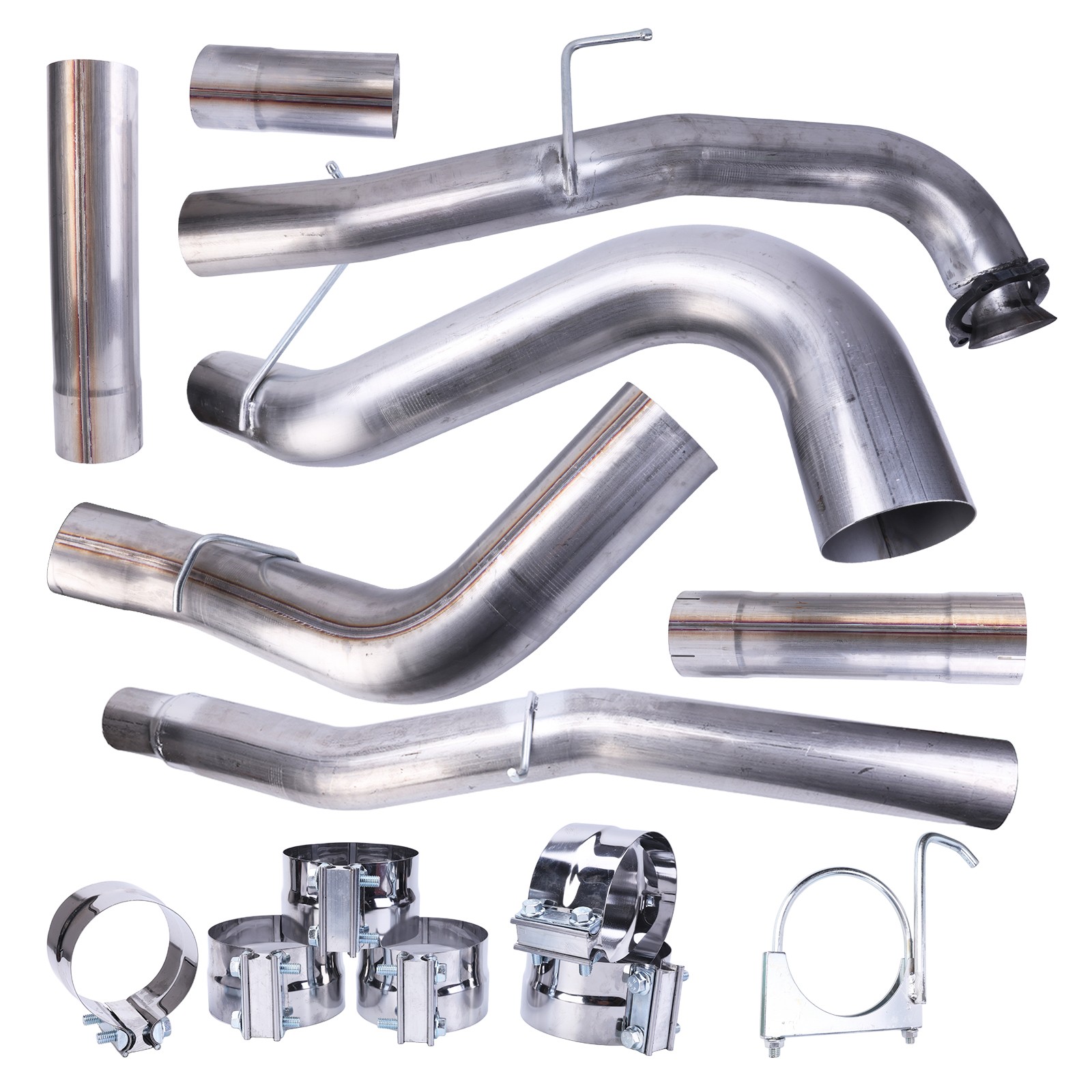 5 inch Stainless Steel Exhaust Pipe Hose Fit for Chevy/ GMC L5p 2017 2018-2023