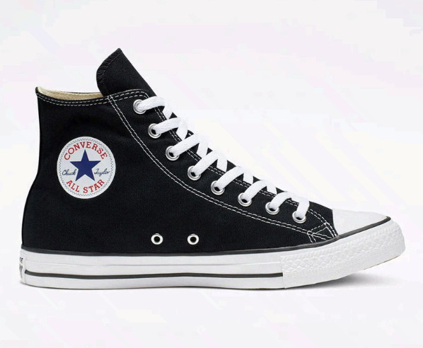 Converse Chuck Taylor All Star Black High Top Sneakers Men's Canvas Shoes
