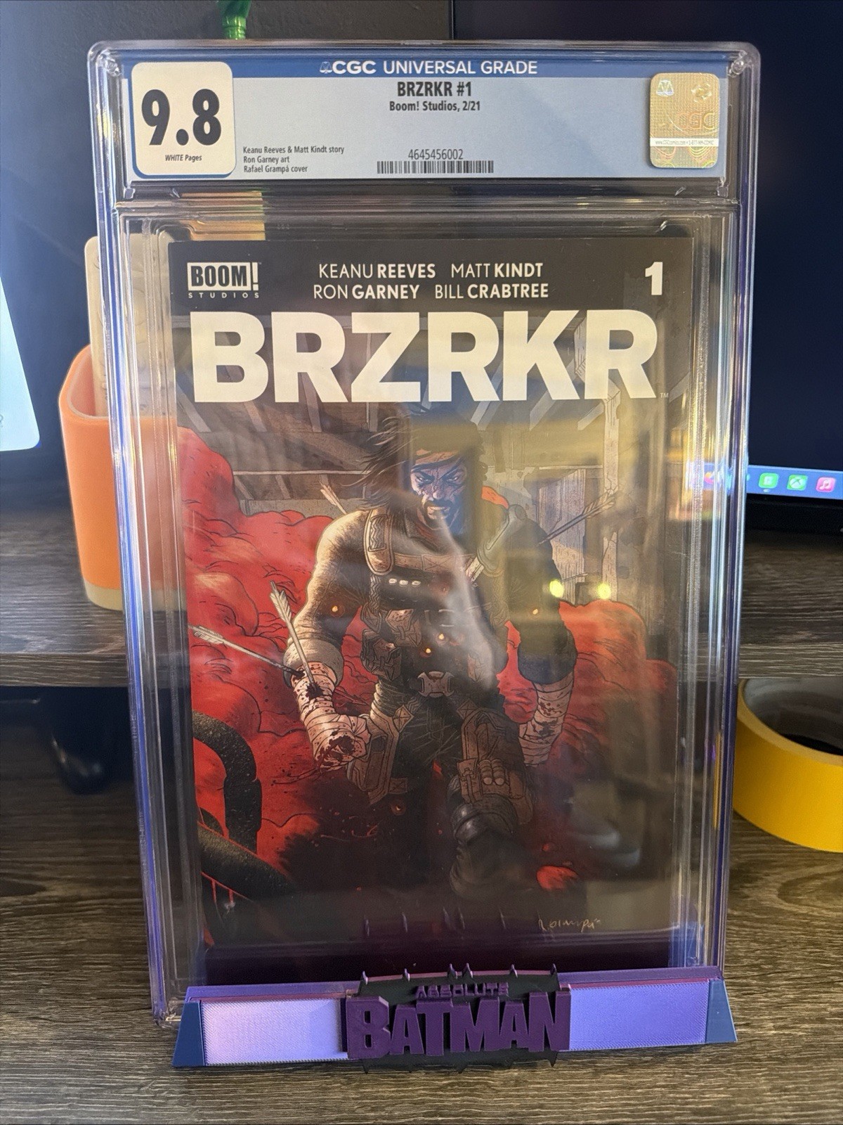BRZRKR #1 CGC 9.8 Grandpa Foil Edition Variant Cover Boom Studios NtFlix 5002