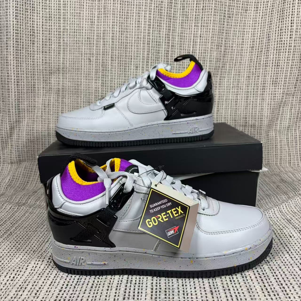 Nike x Undercover Air Force 1 Low SP GORE-TEX 'Grey Fog' Men's Shoes DQ7558-001 Nike x Undercover Air Force 1 Low SP GORE-TEX 'Grey Fog' Men's Shoes DQ7558-001
