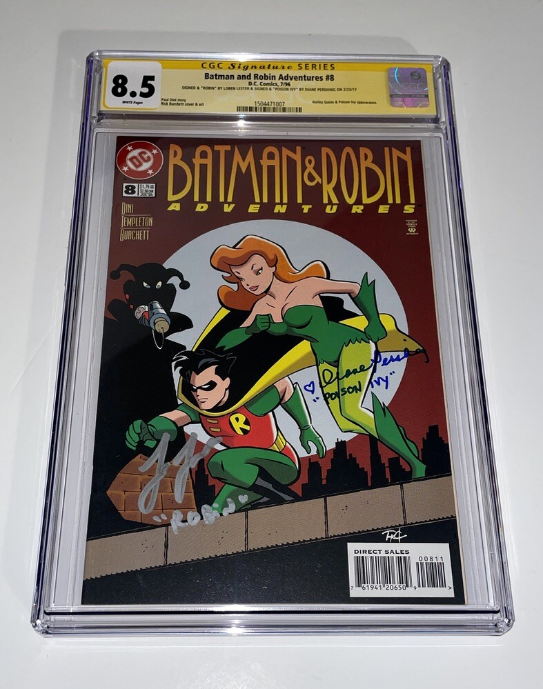 Batman And Robin Adventures #8 Signed x2 Comic In Person Autograph CGC Slabbed