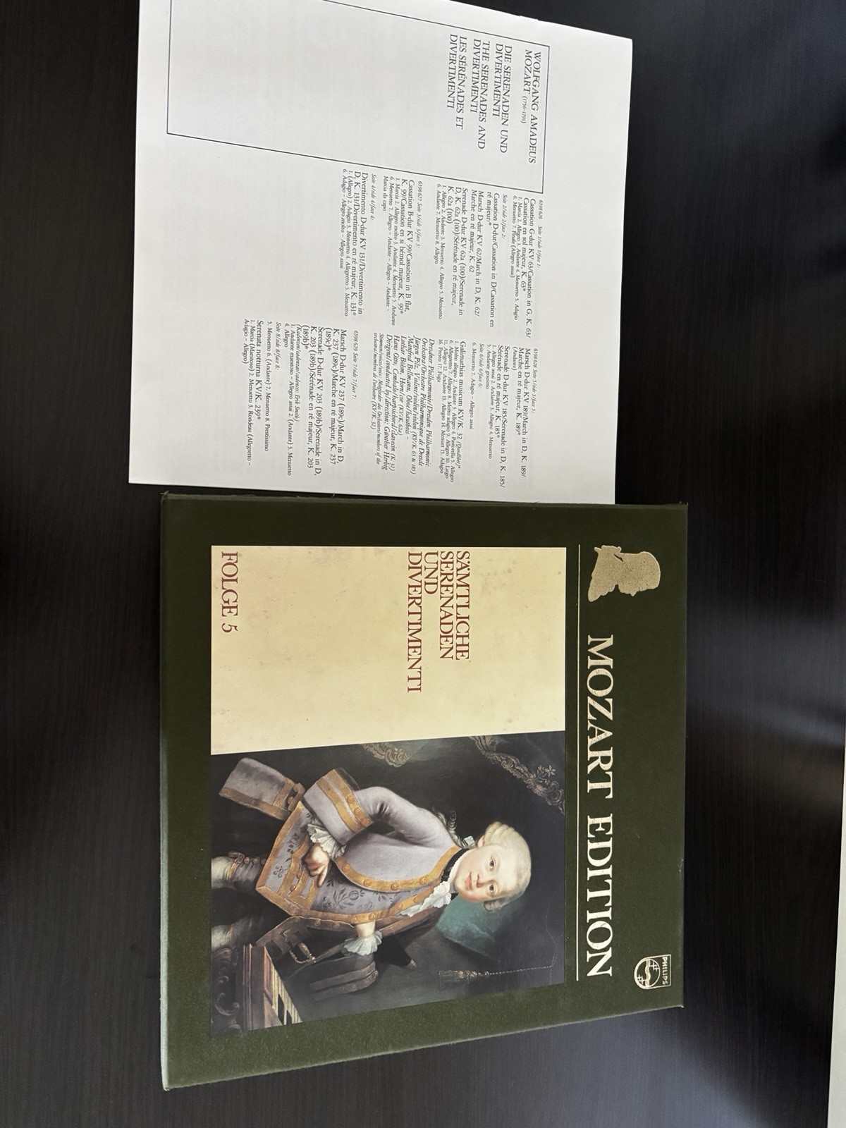 Mozart Edition Philips LP Boxes x7 - Serenades, Operas, Sacred Music