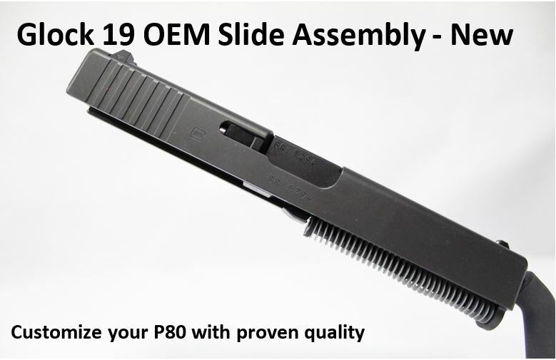 Glock OEM 19 Gen 3 Slide Complete Assembly Never Been Fired Glock OEM 19 Gen 3 Slide Complete Assembly Never Been Fired