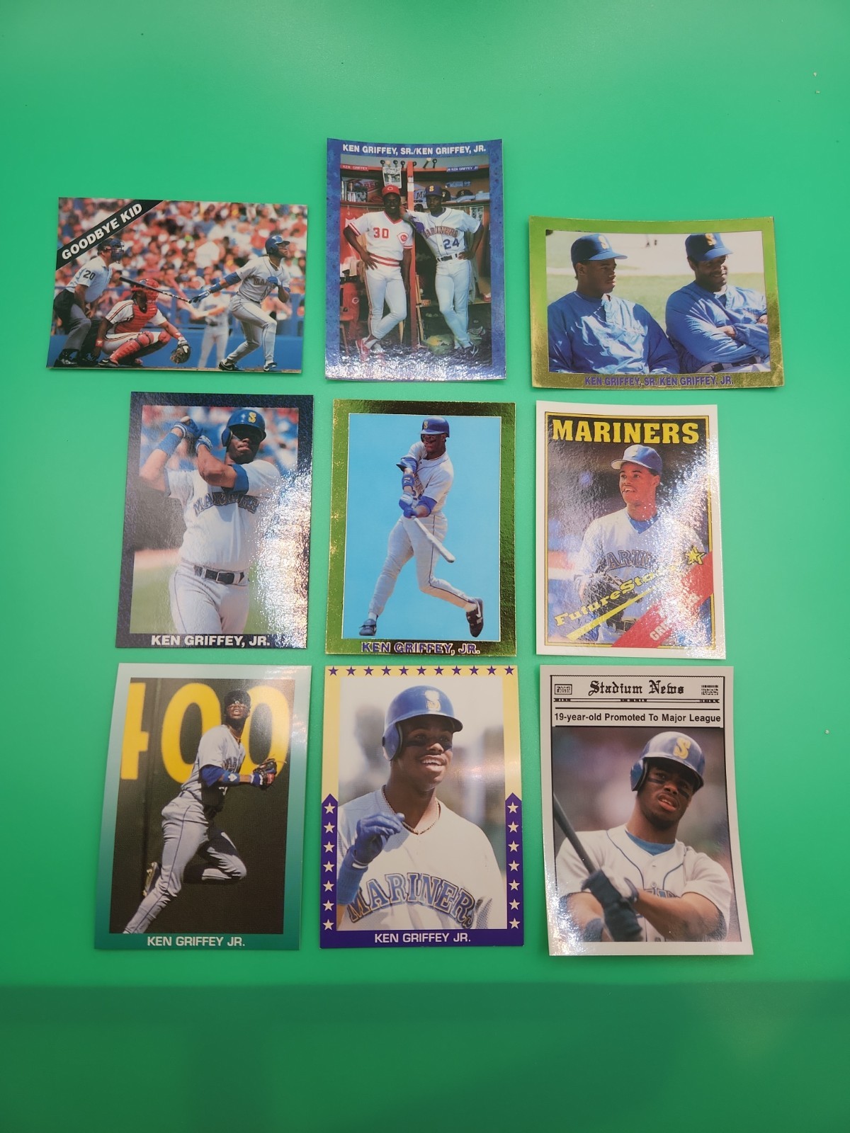 Ken Griffey Jr. NICE LOT of 9 RARE & ODDBALL Seattle Mariners Ken Griffey Jr. NICE LOT of 9 RARE & ODDBALL Seattle Mariners