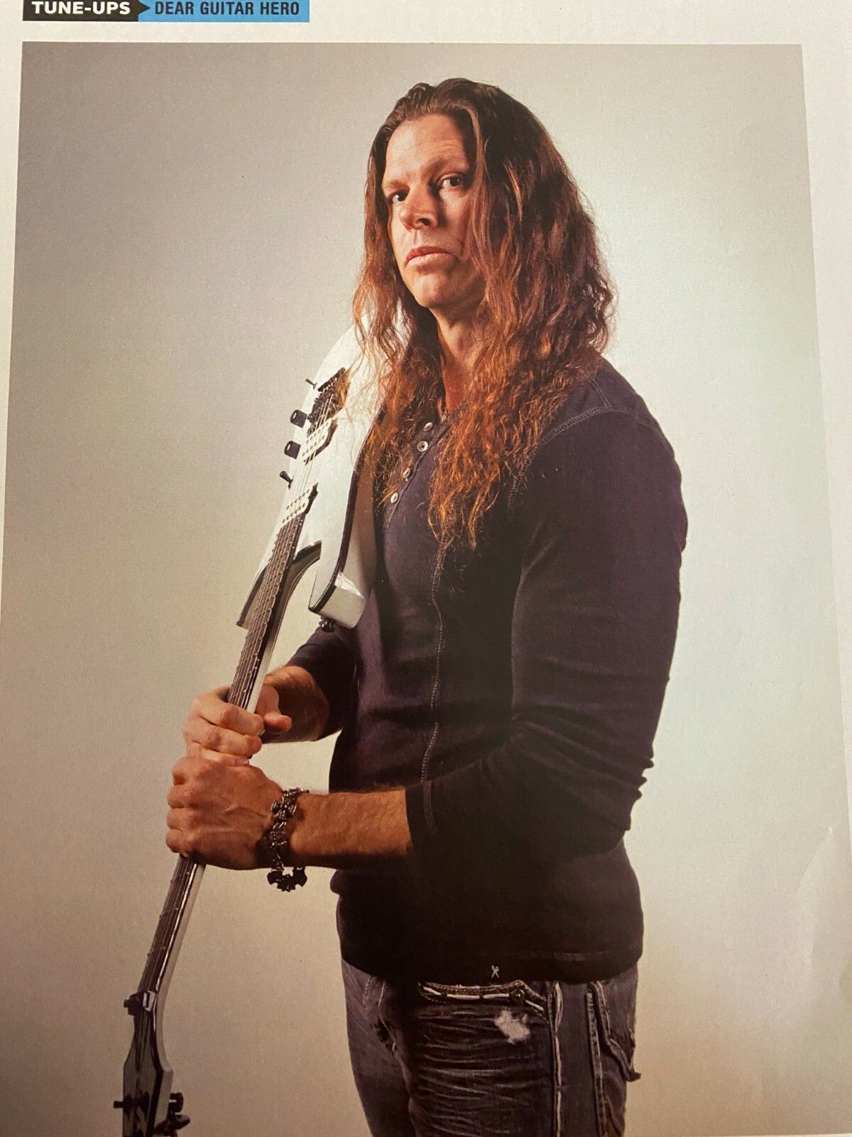Chris Broderick, Megadeth, Full Page Vintage Pinup