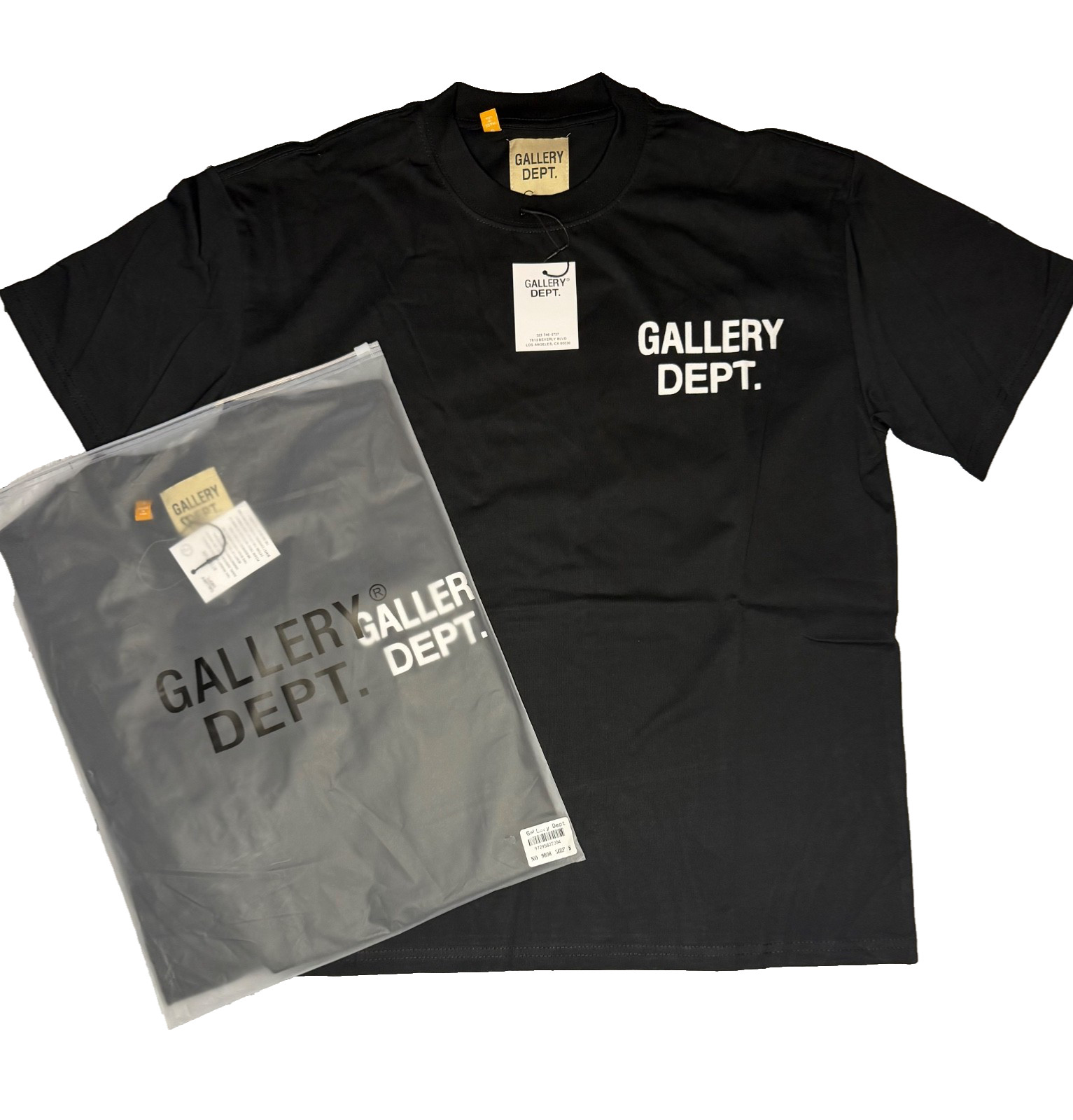 Gallery Dept. Black Tee Size M Gallery Dept. Black Tee Size M