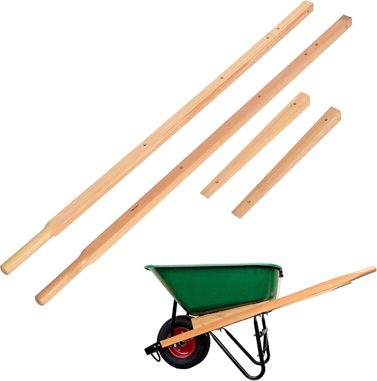 1 Pair Wheelbarrow Handles Replacement 57\