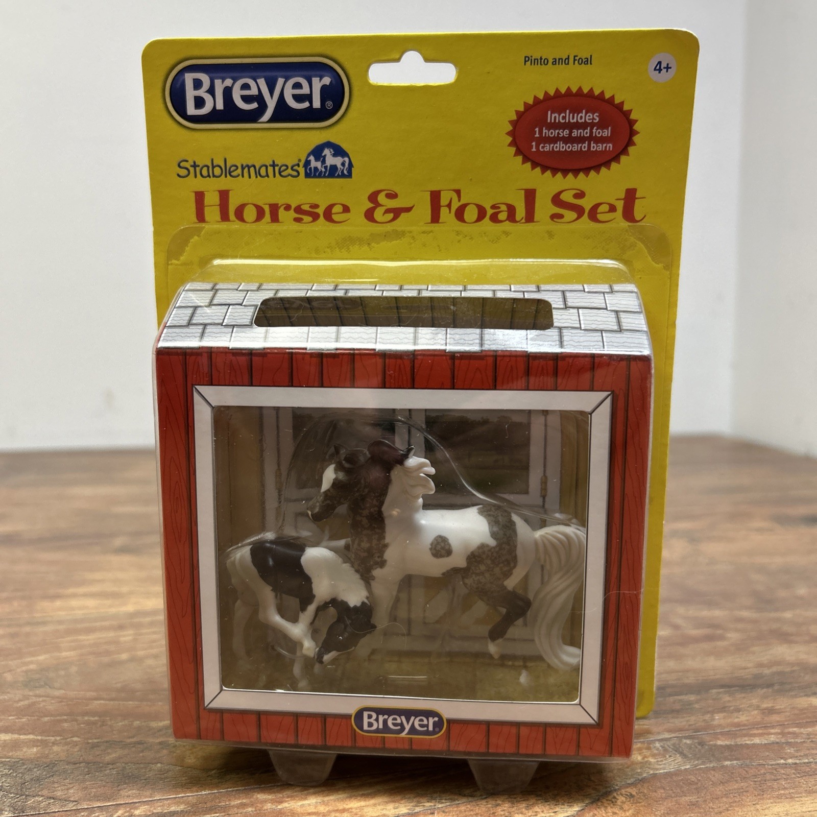 Retired Breyer Stablemates Horse & Foal Set Pintos #5923 New in Box 2013 Retired Breyer Stablemates Horse & Foal Set Pintos #5923 New in Box 2013