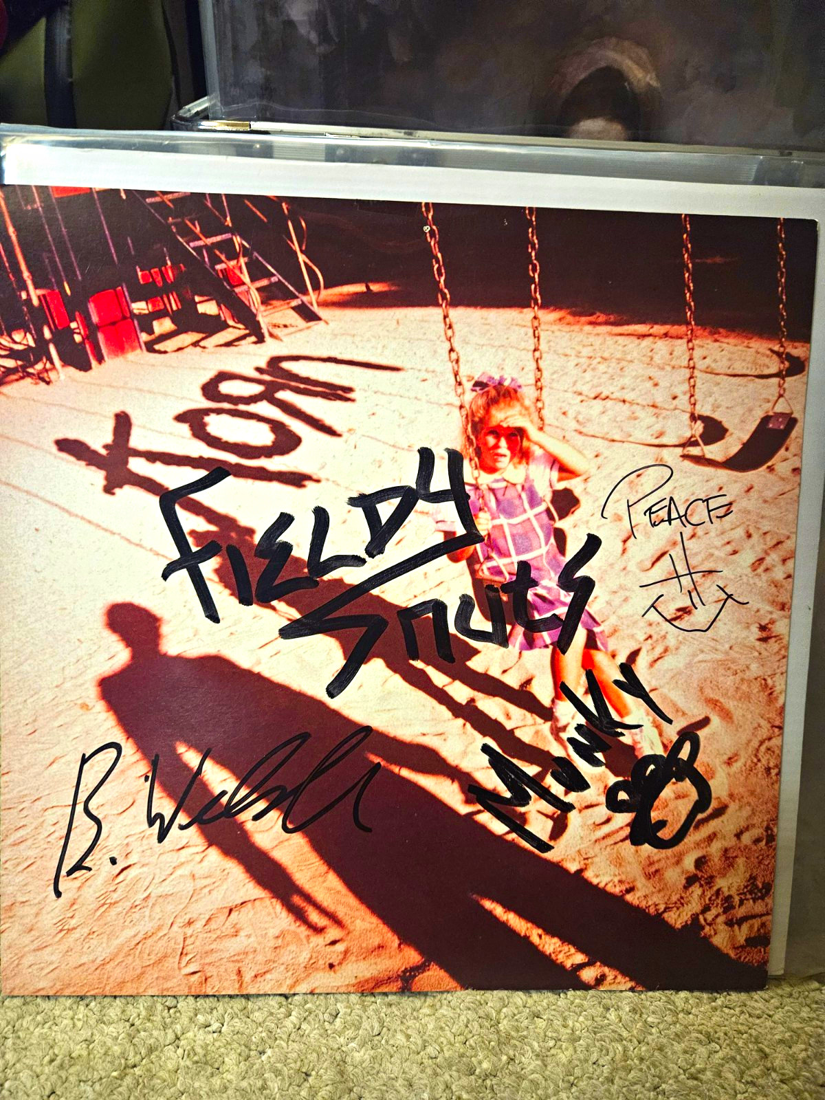 Korn Signed album flat signed in 1995 extremely rare 12\
