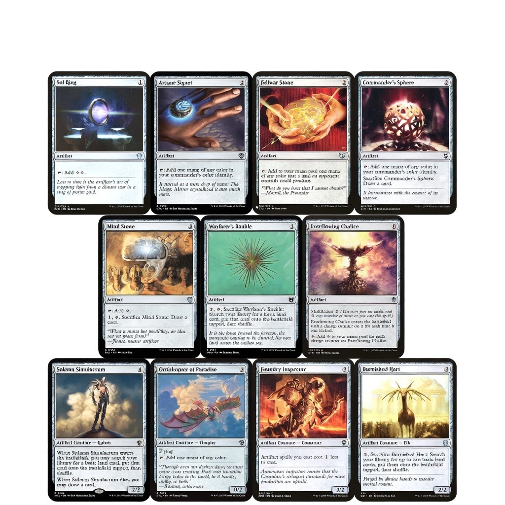 COLORLESS Commander Deck Staples Pack MTG Bundle EDH Magic Draw Ramp Interaction