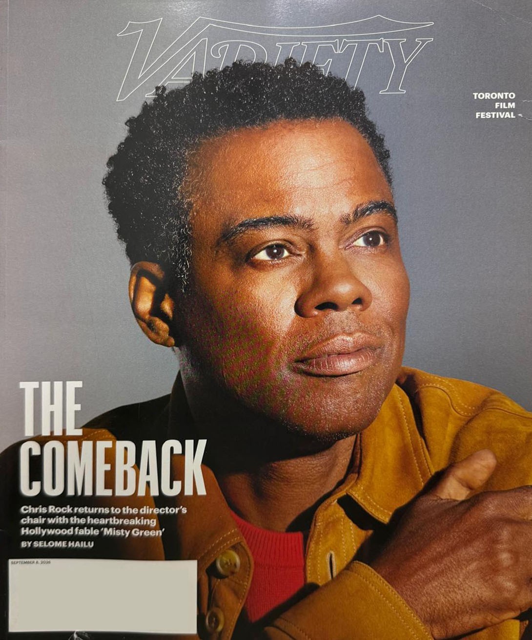 Variety Magazine September 8 2026 Chris Rock Misty Green TIFF Film Festival Variety Magazine September 8 2026 Chris Rock Misty Green TIFF Film Festival