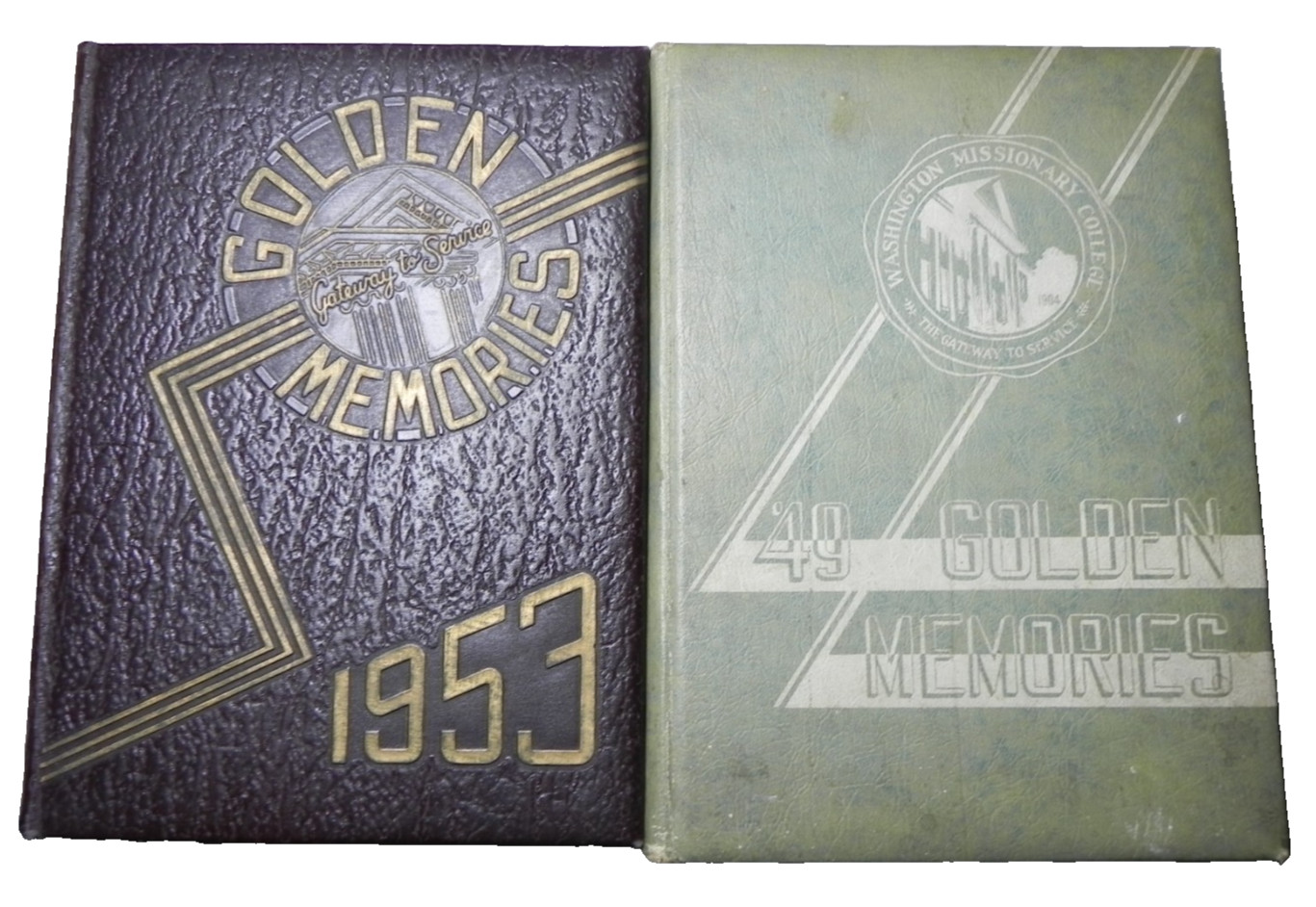 Yearbook Washington Missionary College Washington DC Golden Memories 1953 & 1949 Yearbook Washington Missionary College Washington DC Golden Memories 1953 & 1949