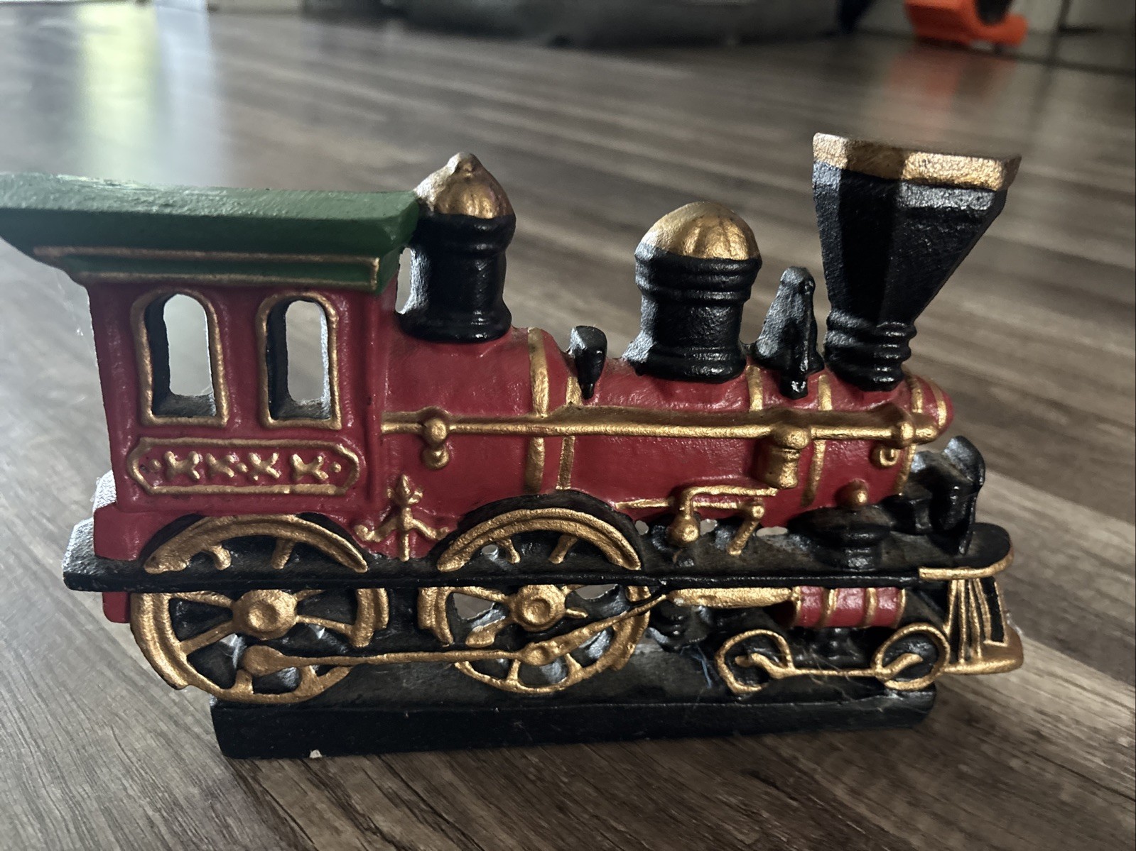 VINTAGE CAST IRON TRAIN DOORSTOP - 100% ORIGINAL VINTAGE CAST IRON TRAIN DOORSTOP - 100% ORIGINAL