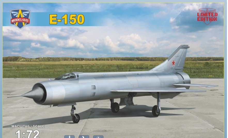 ModelSvit 72025 - 1/72 Mikoyan-Gurevich E-150, Soviet interceptor fighter