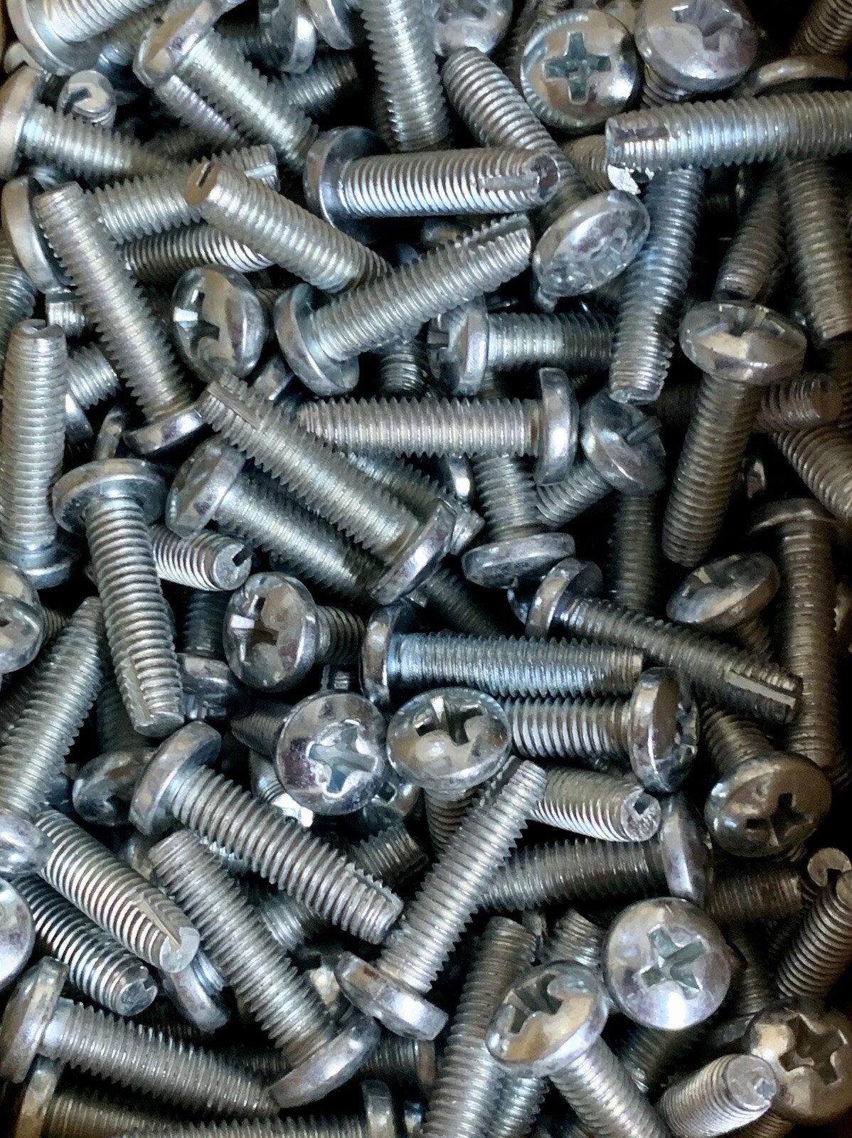 (100) 8-32 X 1/2 Thread Cutting Screw Type 1 Pan round Steel Self Tap #8/32 