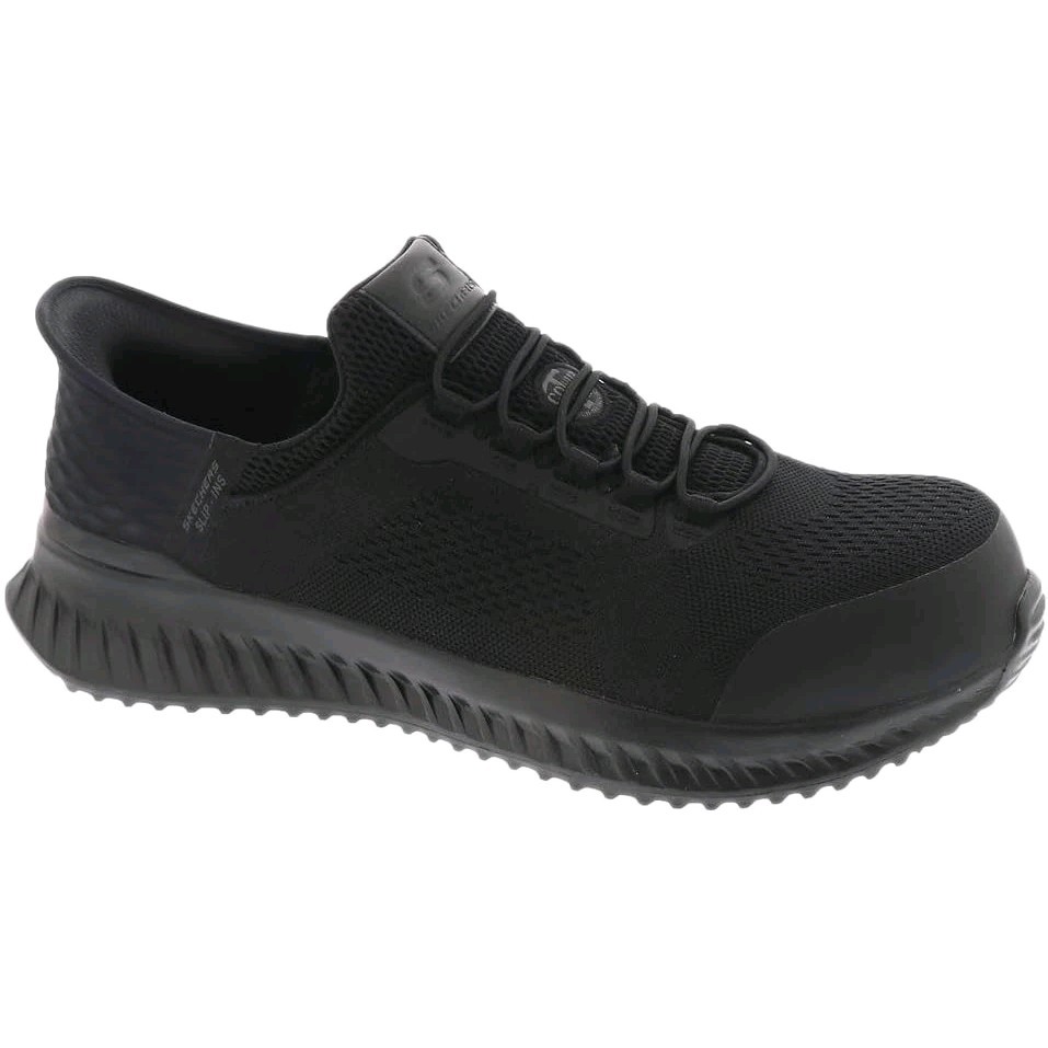 Skechers Men\'s 13 Hands Free Slip-ins Tilido Fletchit Comp Toe Work Slip-ins 