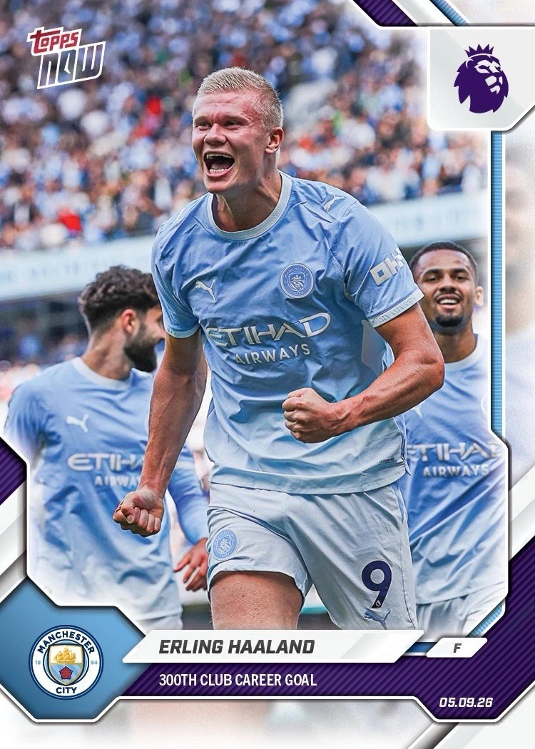 2026 Topps Now #17 Erling Haaland Pre-Sale