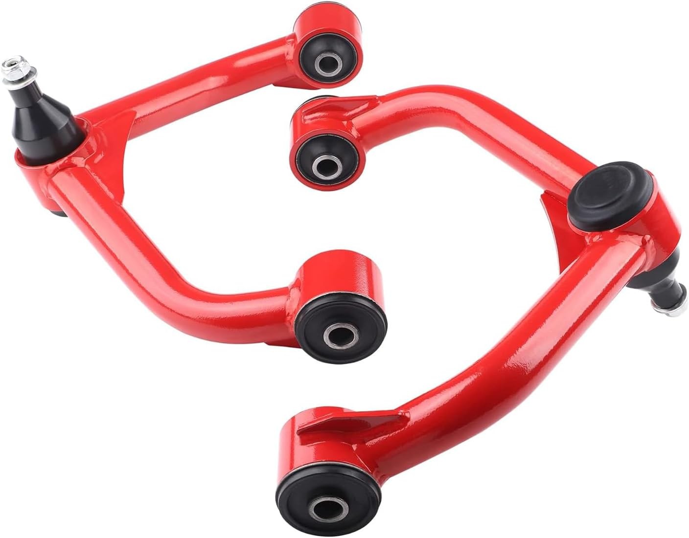 YIZBAP 2PCS Front Upper Control 2011-2019 Silverado Sierra 2500HD 3500HD, Red 