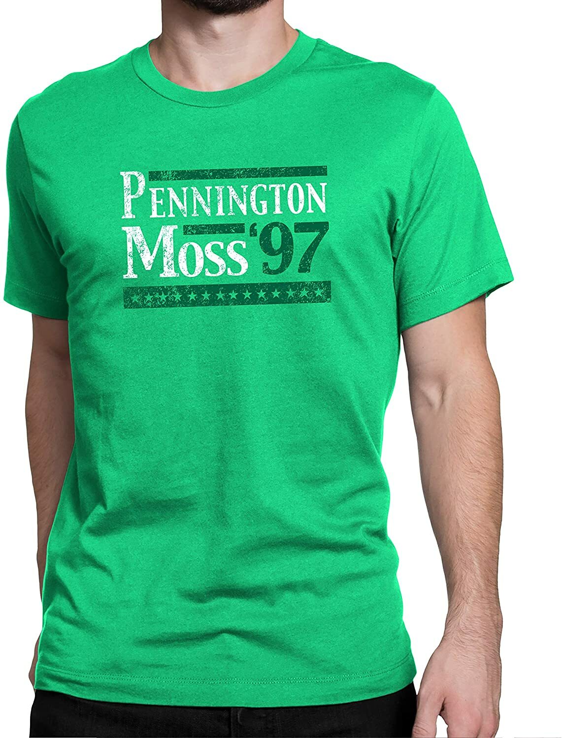 Ever Athlete Throwback Election Tee - T-Shirt - Pennington / Moss - Green, SMALL