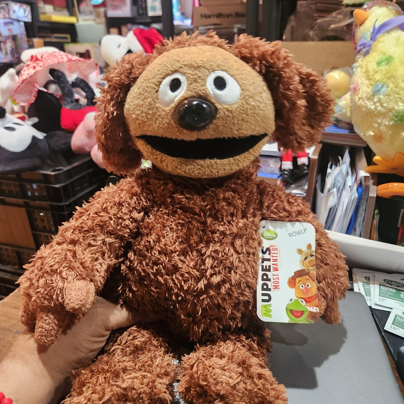 Authentic Disney Store Muppets Most Wanted Rowlf Plush Floppy 16\ Authentic Disney Store Muppets Most Wanted Rowlf Plush Floppy 16\