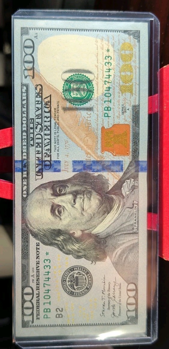 2017 A $100 Star Note Binary