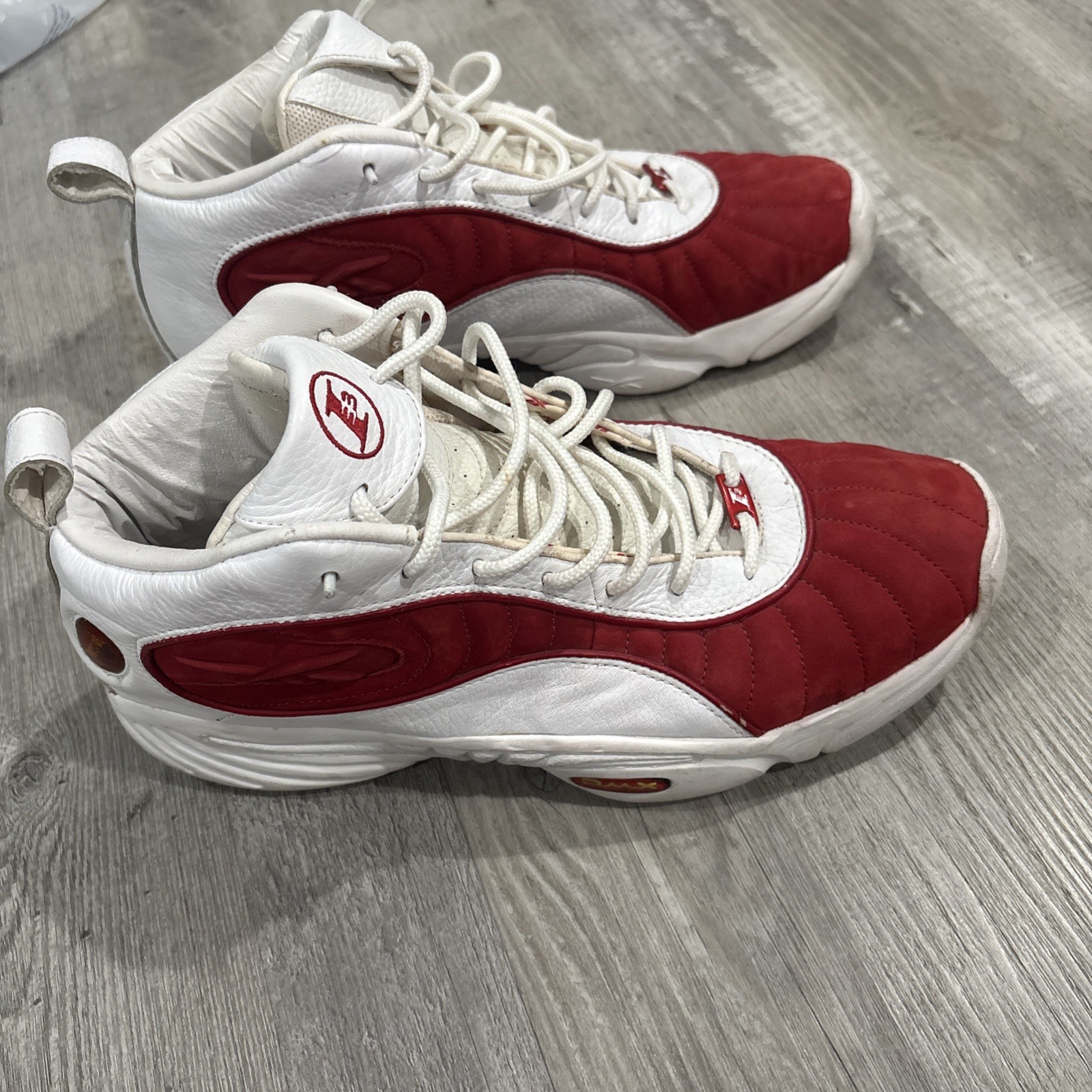 Men Reebok The Answer III Basketball Shoes Size 13 White Red 100070300 Iverson Men Reebok The Answer III Basketball Shoes Size 13 White Red 100070300 Iverson