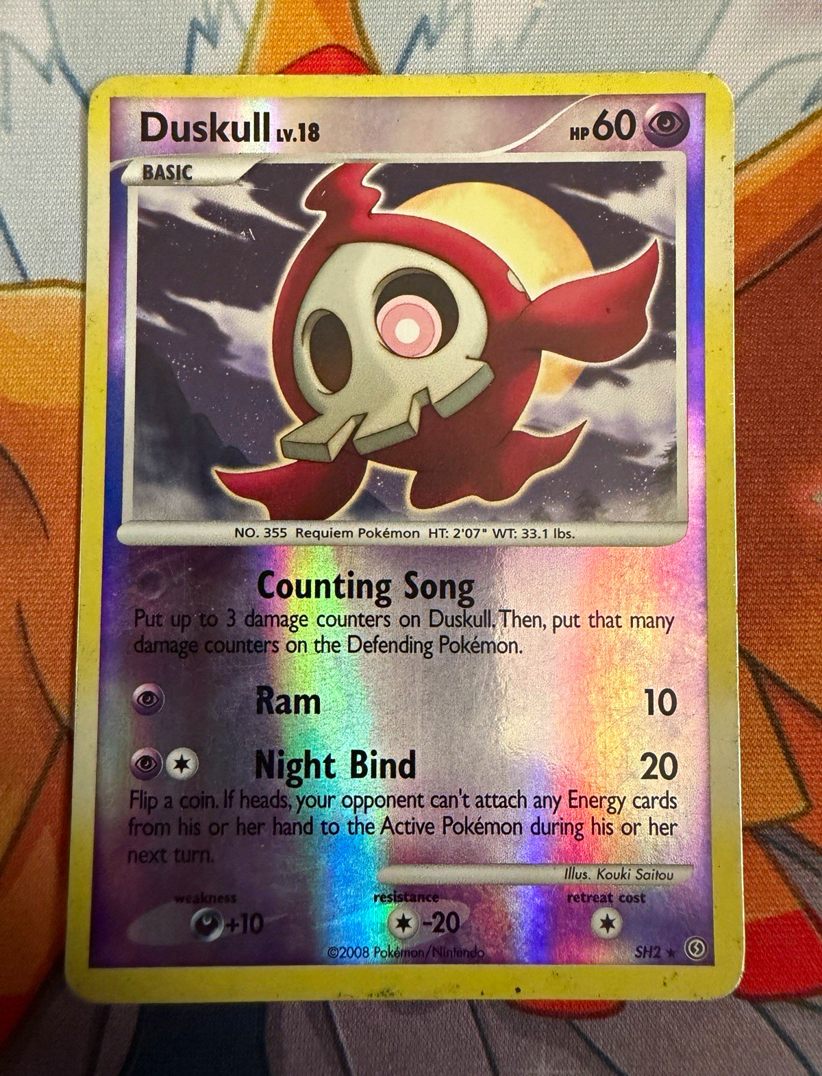 The Pokémon Company Duskull (Shiny) SH2 Stormfront Reverse Holo 2008 EN 60HP