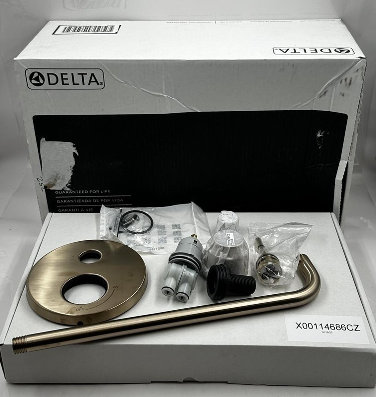 DELTA T342702-CZ 14 SERIES SHOWER WITH RAINCAN AND HAND SHOWER