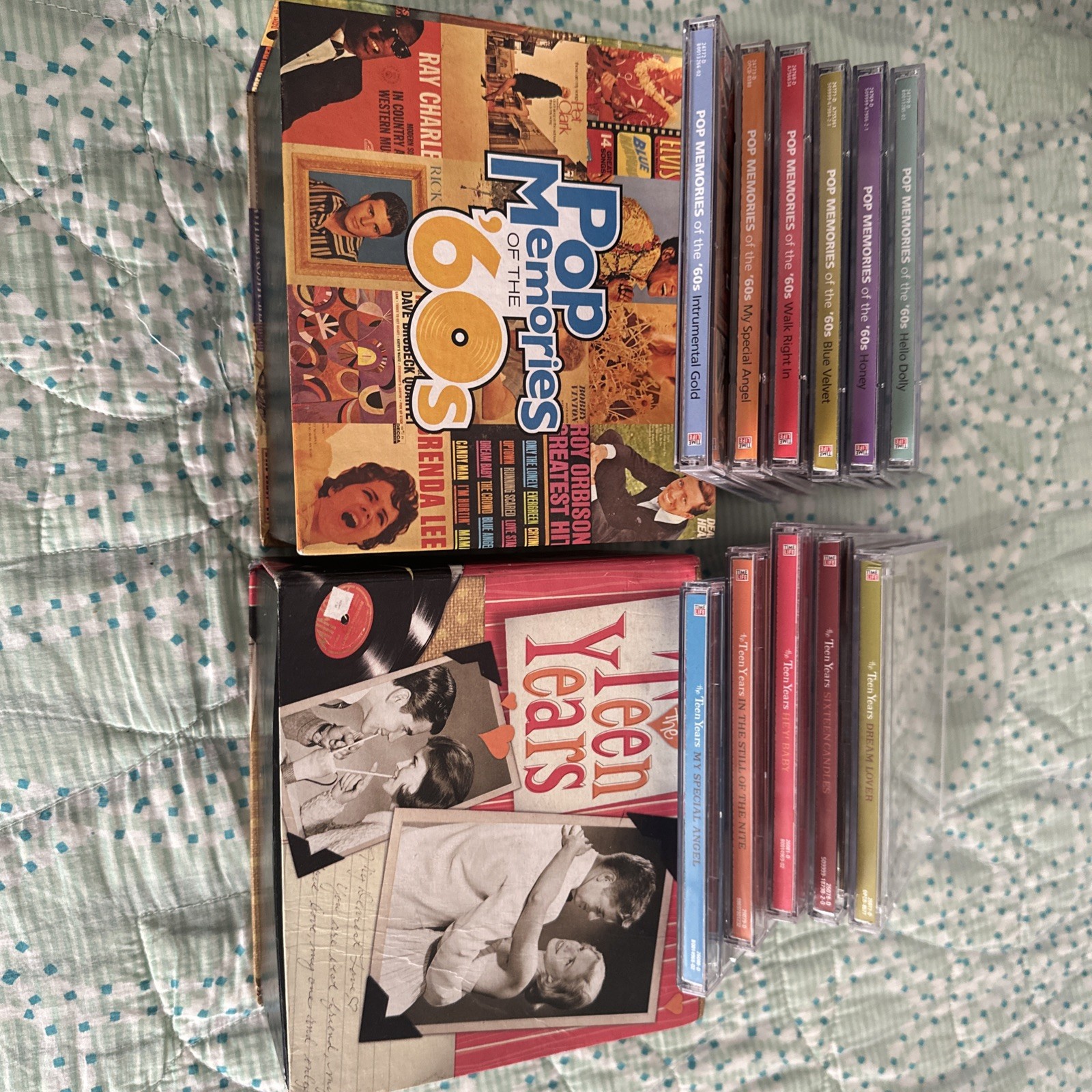 Pop Memories of the '60s 10-CDs + Teen Years 9 CDs = 19 CD LOT Compilation NICE