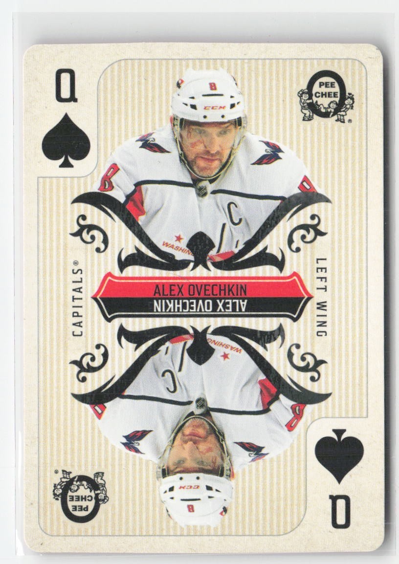 2024-25 O-Pee-Chee - Playing Cards Alex Ovechkin #Q-SPADES