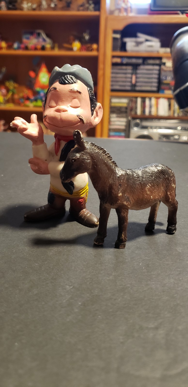 RARE CANTINFLAS VINTAGE 80's El Peladito  with donkey