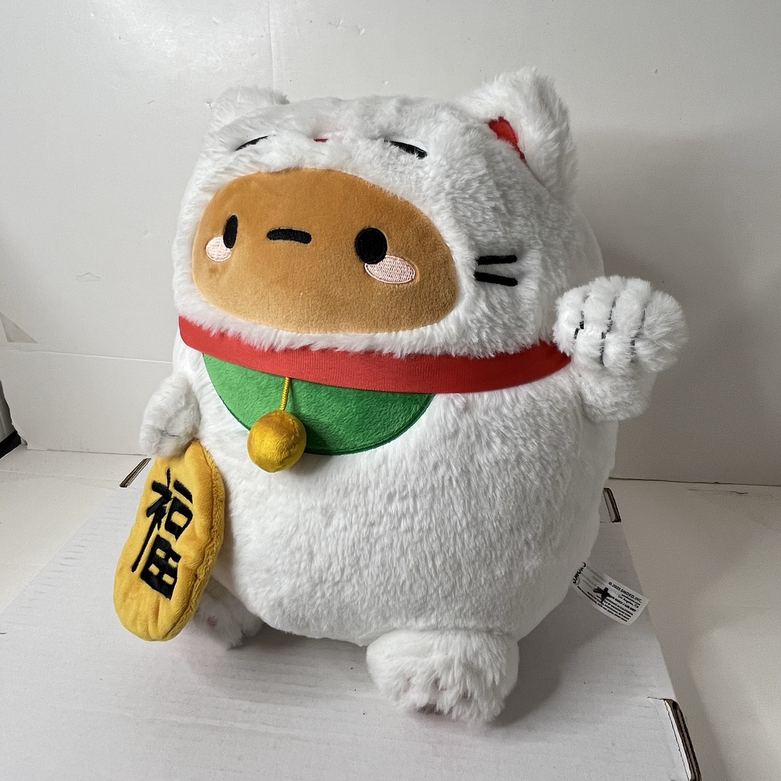 Smoko Lucky Cat Tayto Potato 12” Plush Stuffed Animal Toy Mochi Chinese RARE Smoko Lucky Cat Tayto Potato 12” Plush Stuffed Animal Toy Mochi Chinese RARE
