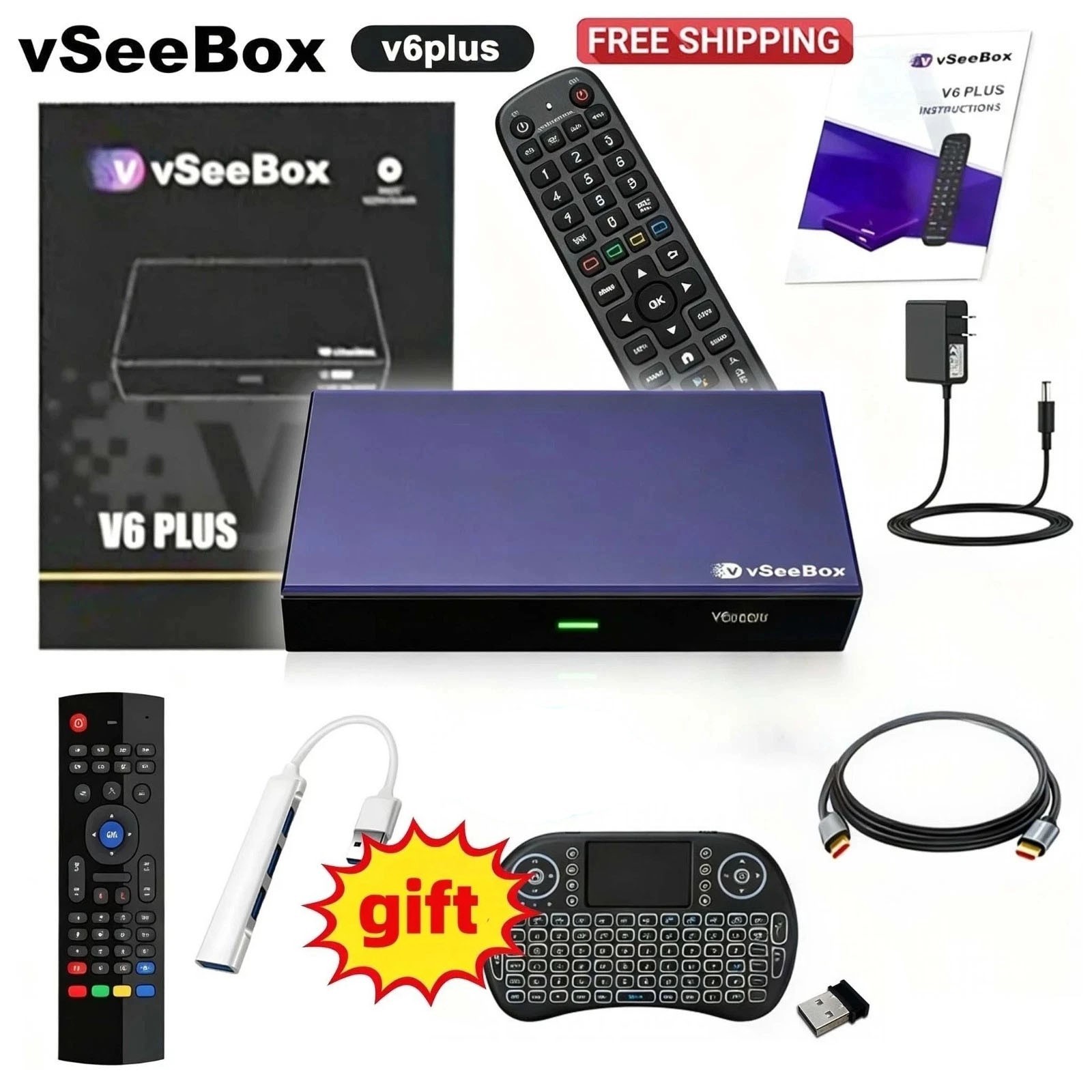 VSeebox V6 Plus Newest Version 2026 Authorized Dealer Send Best Offer