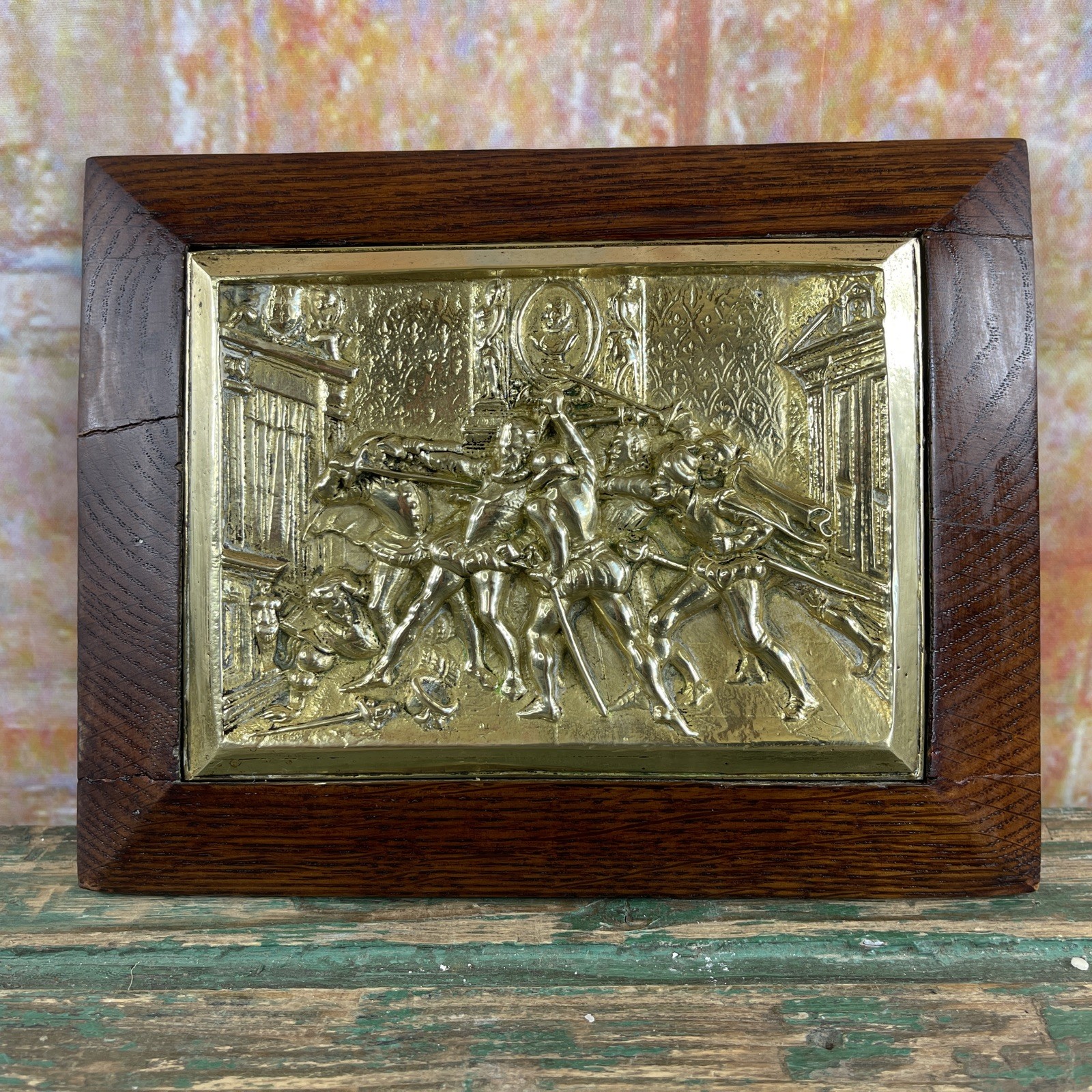Bronze Plaque - Assassination of the Duke of Guise - 18th/19th Century