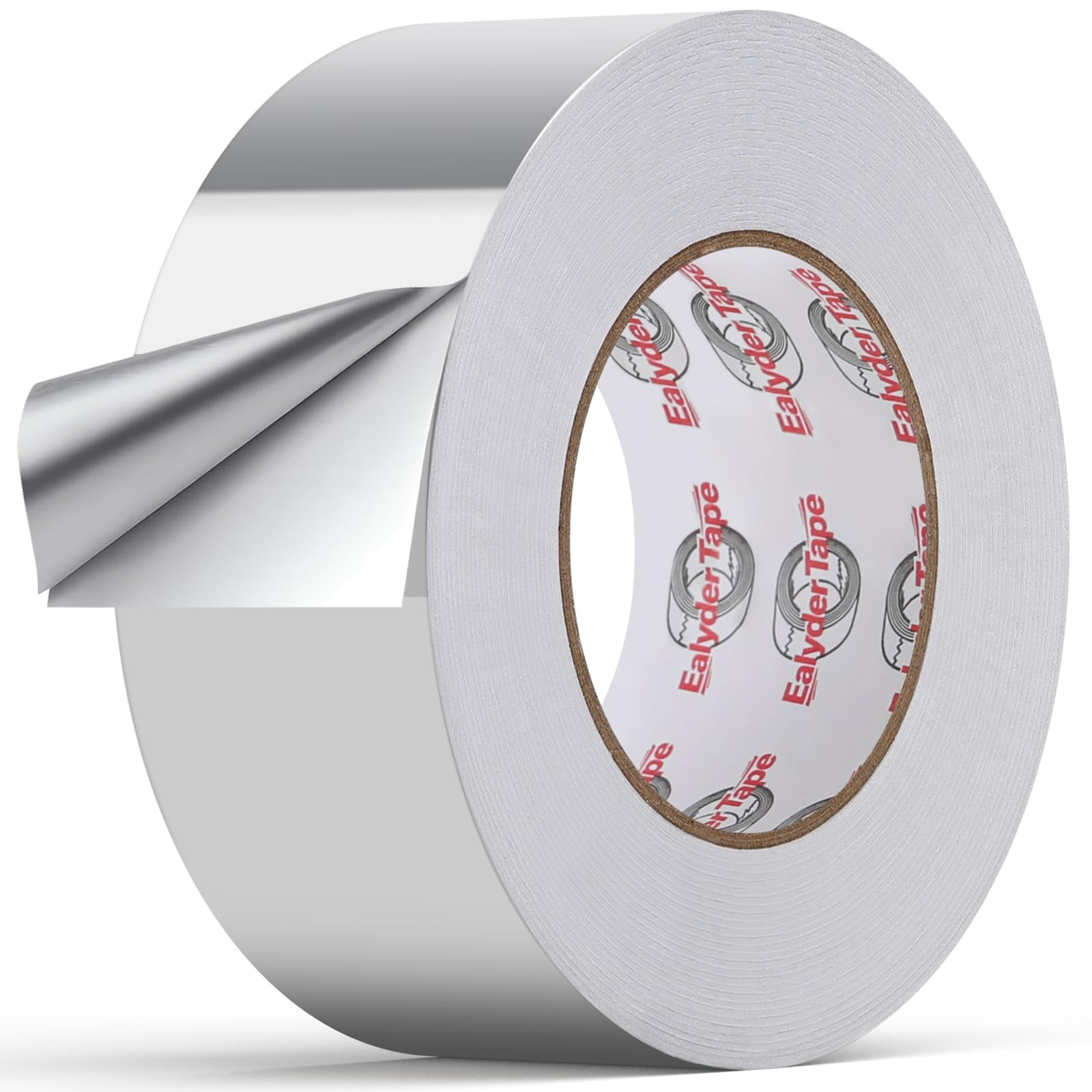 2 Inch X 65 Yard Heavy Duty Aluminum Foil Tape, High Temperature Silver Duct ...