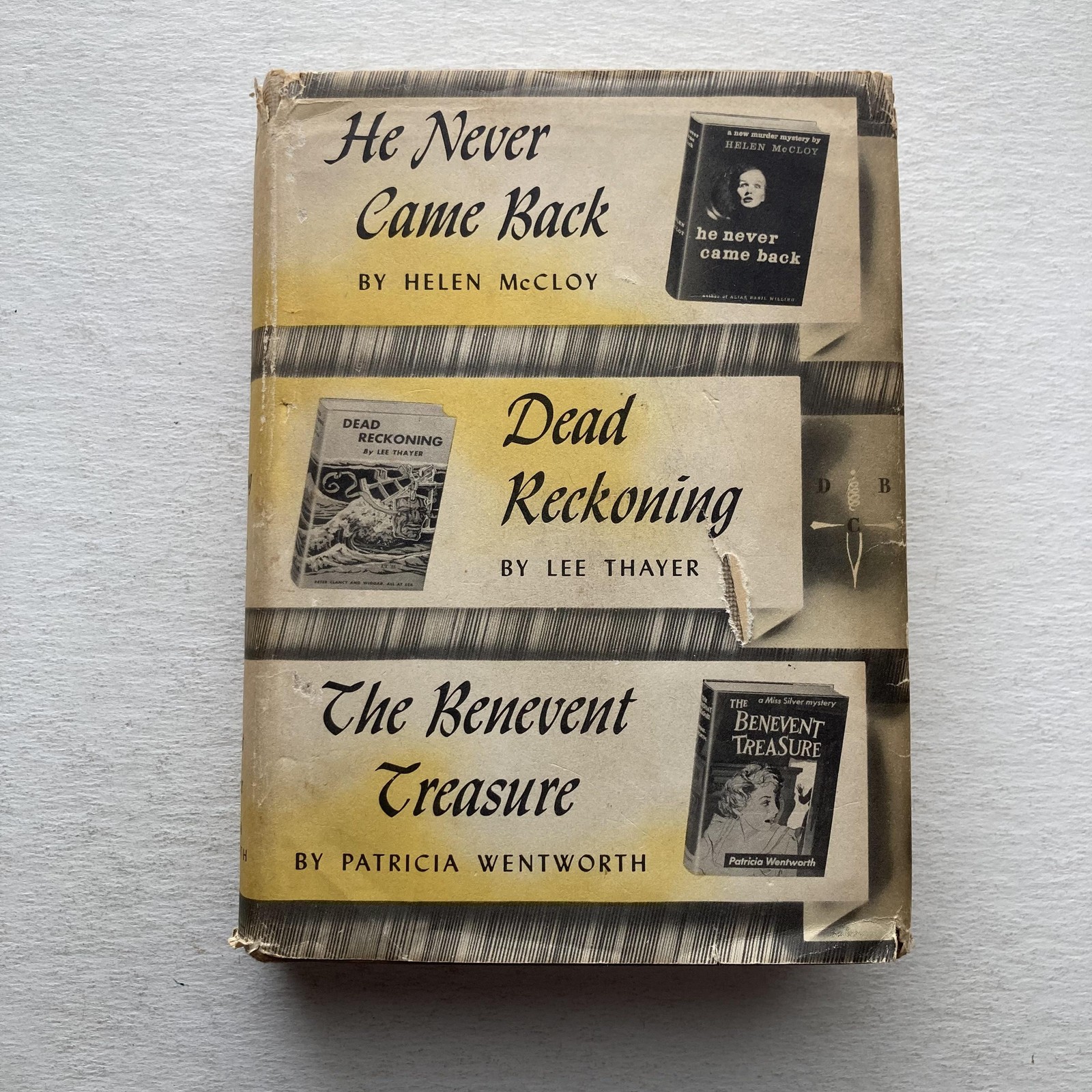 Vintage 1954 He Never Came Back Dead Reckoning Benevent Treasure HC DJ Mystery