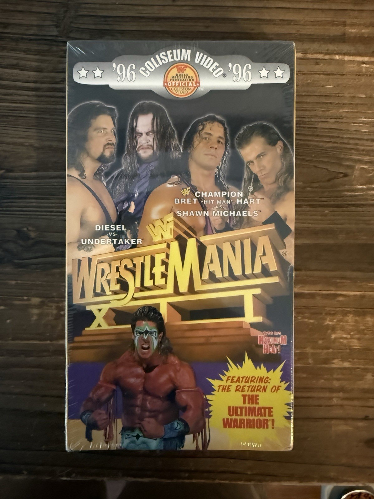 WWF Wrestlemania 12 VHS Brand New Sealed WWE Rare WWF Wrestlemania 12 VHS Brand New Sealed WWE Rare