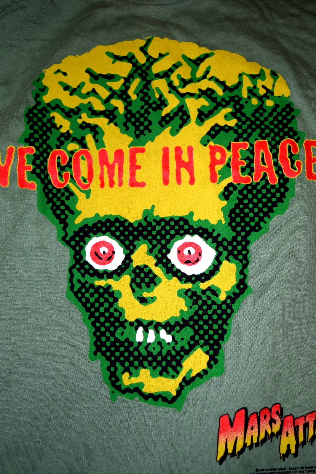 Vintage Rare 1996 Mars Attacks Movie Promo T Shirt XL NEW ORIGINAL SUPER Vintage Rare 1996 Mars Attacks Movie Promo T Shirt XL NEW ORIGINAL SUPER