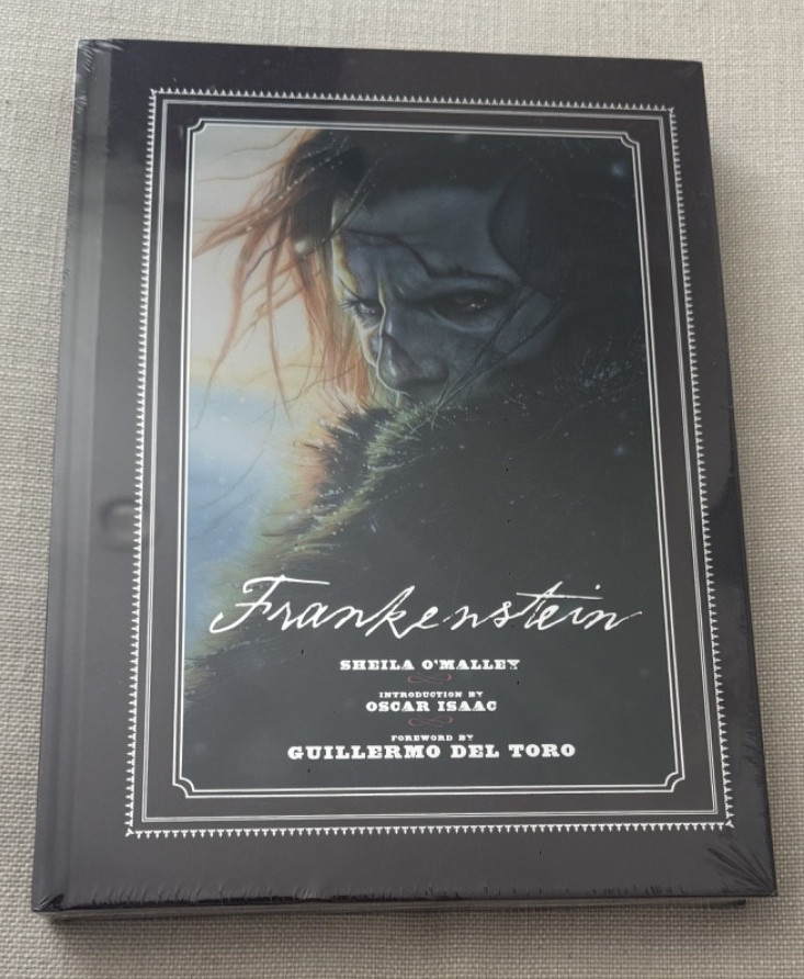 Frankenstein Guillermo del Toro 2025 Deluxe Hardcover Art Book Jacob Elordi Movi