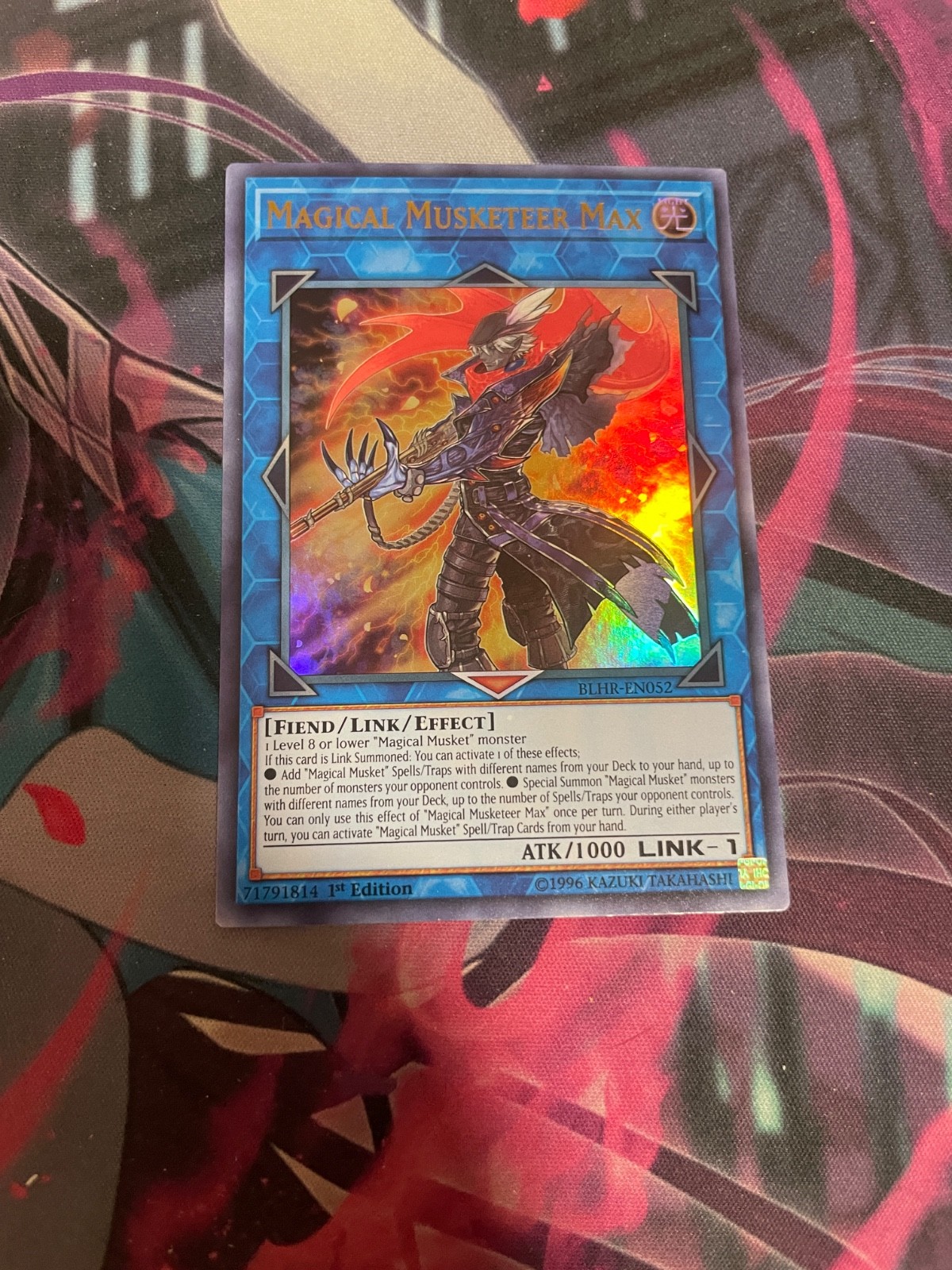 YUGIOH - MAGICAL MUSKETEER MAX - ULTRA RARE - BLHR - NM - 1ST ED YUGIOH - MAGICAL MUSKETEER MAX - ULTRA RARE - BLHR - NM - 1ST ED