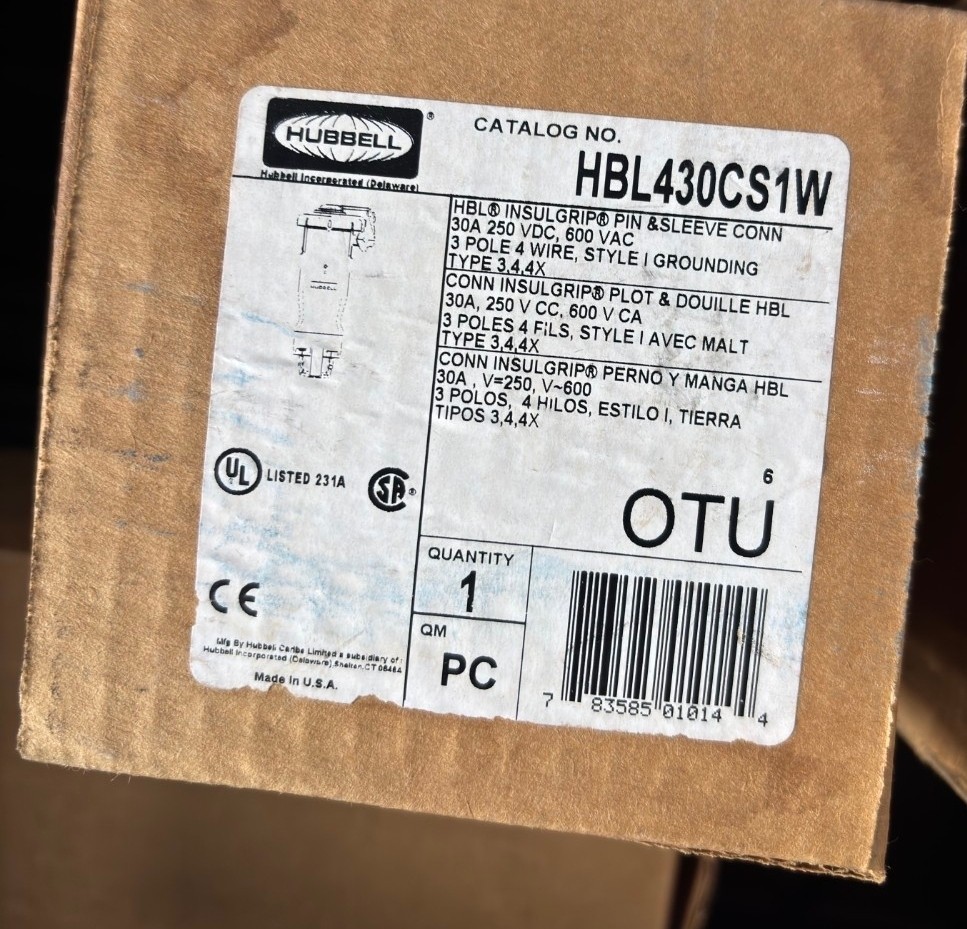 Hubbell HBL430CS1W Hubbell HBL430CS1W